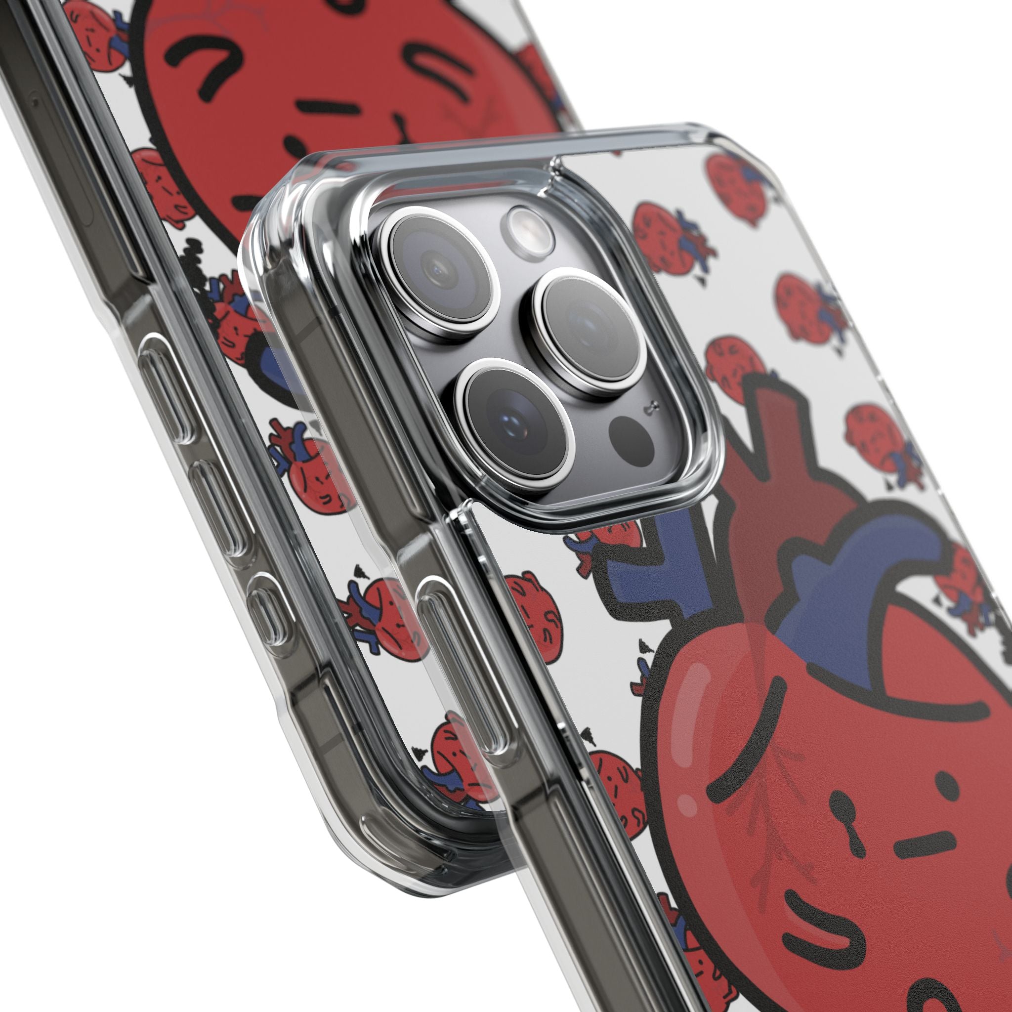 Worried Heart#3 | Magnetic Clear Impact iPhone Case