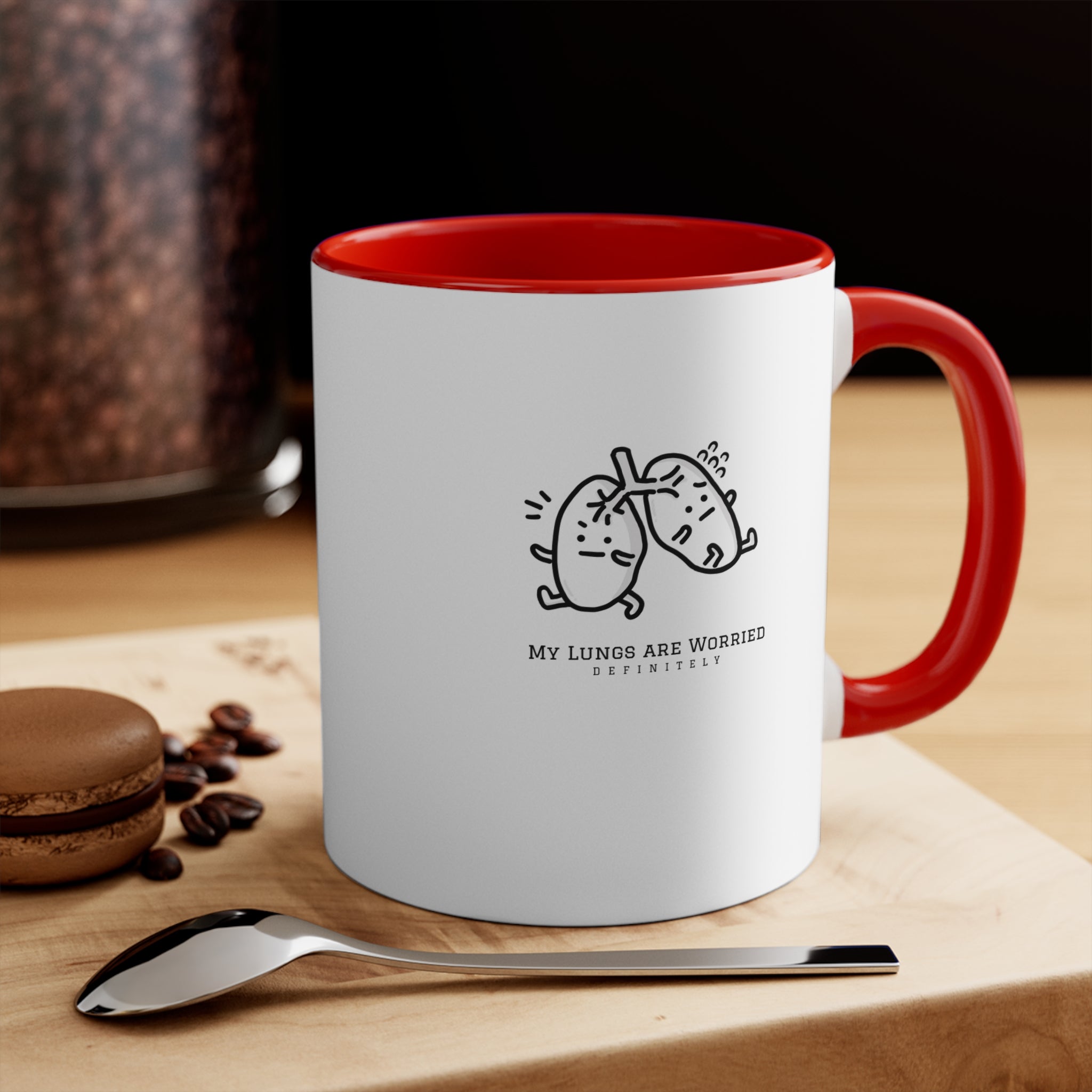 My Lungs are Worried #2 | 11oz Accent Mug