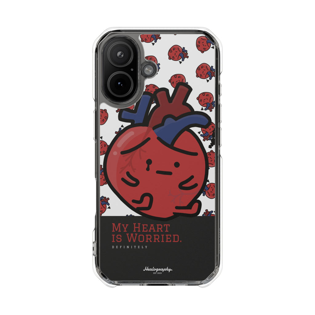 Worried Heart#3 | Magnetic Clear Impact iPhone Case