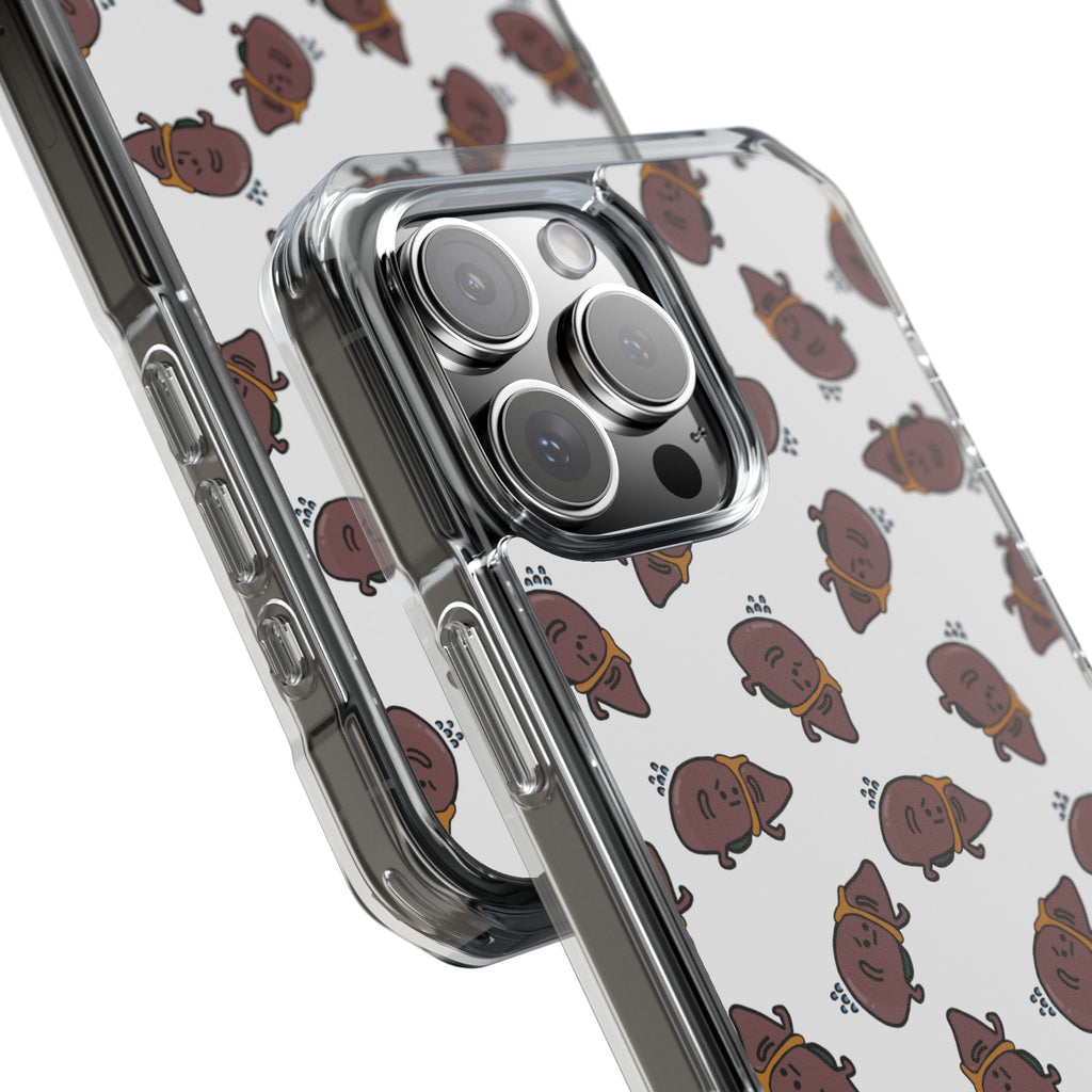 Worried Liver#4 | Magnetic Clear Impact iPhone Case
