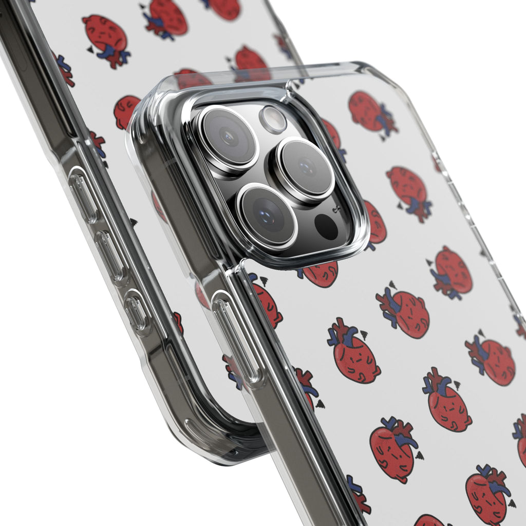 Worried Heart#4 | Magnetic Clear Impact iPhone Case