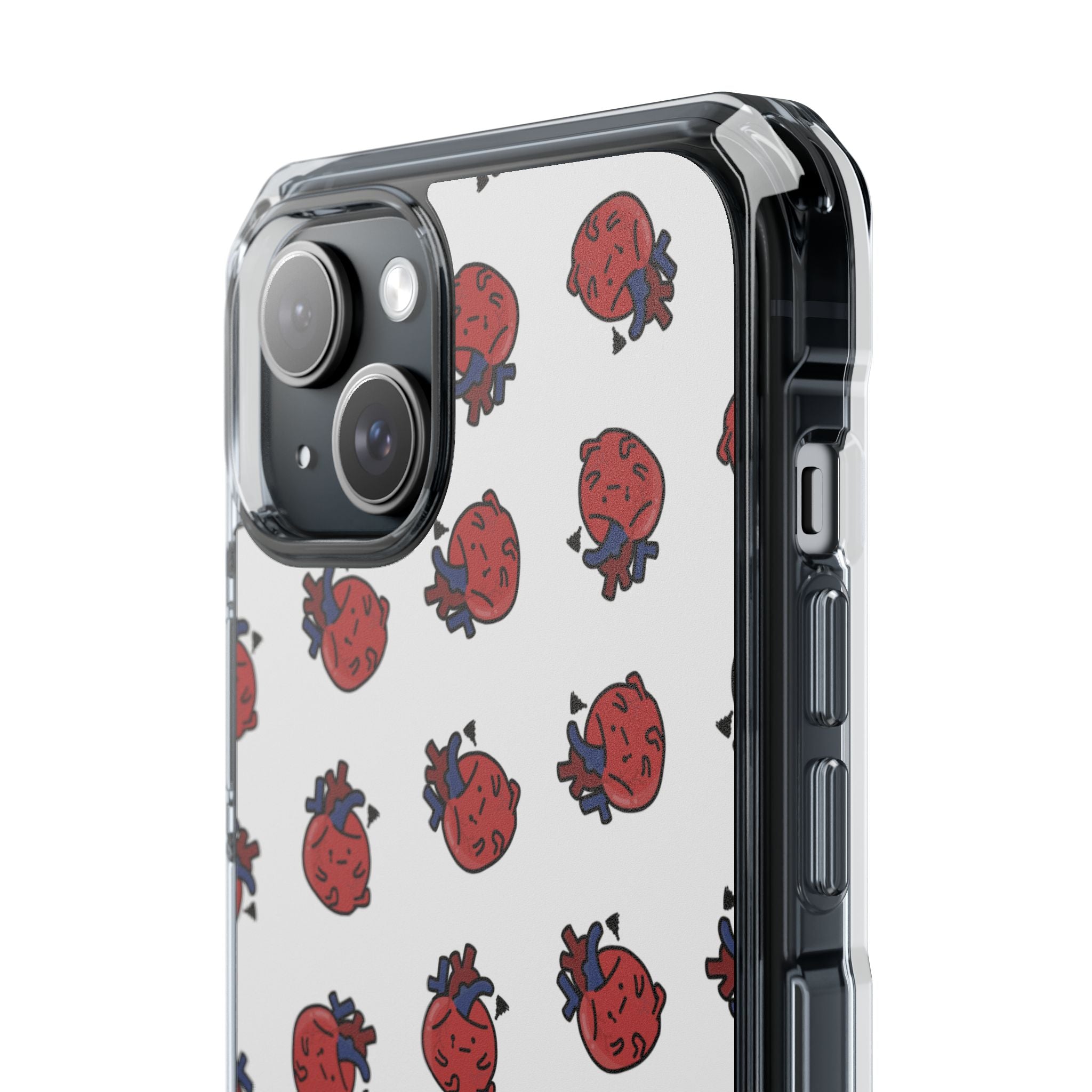 Worried Heart#4 | Magnetic Clear Impact iPhone Case
