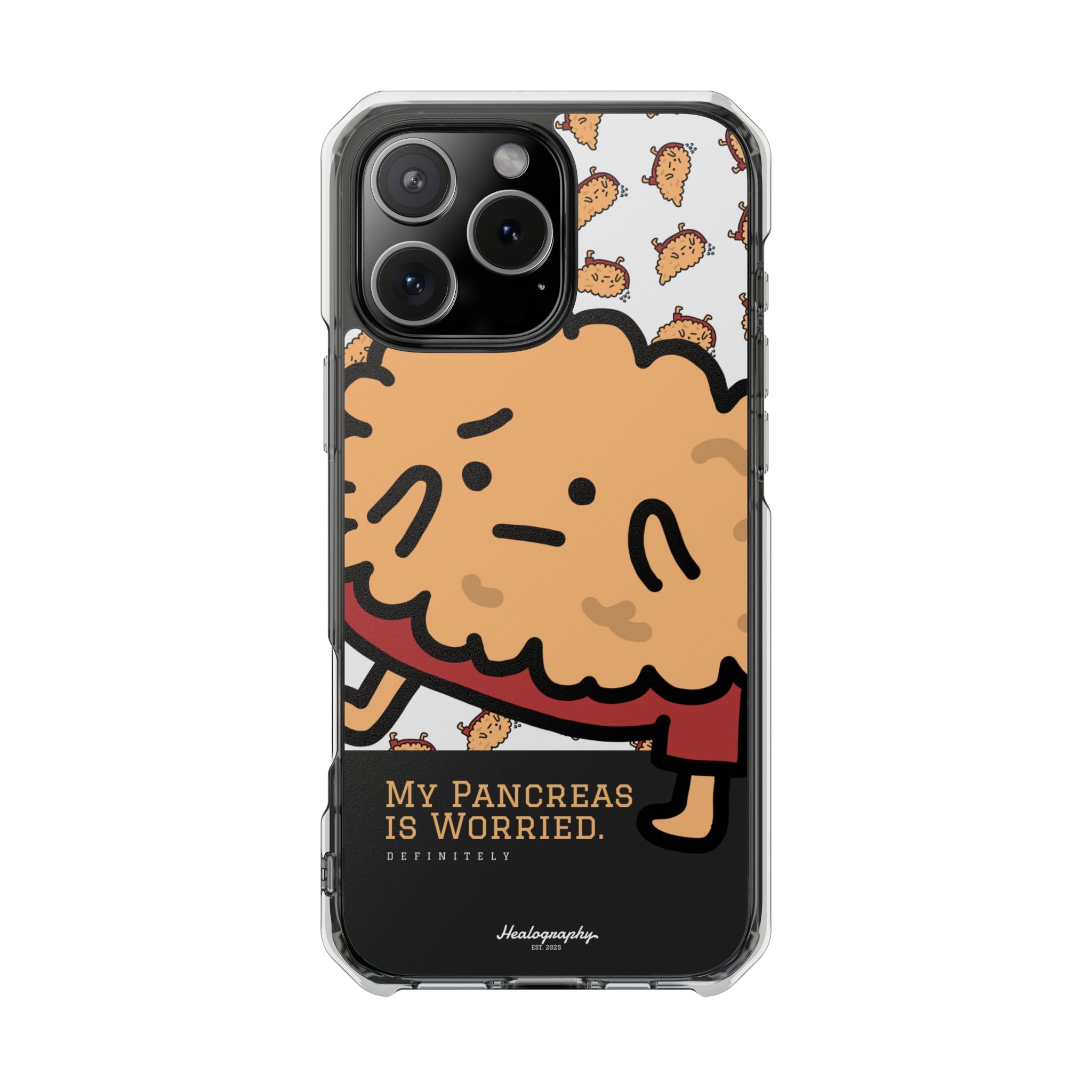 Worried Pancreas#3 | Magnetic Clear Impact iPhone Case