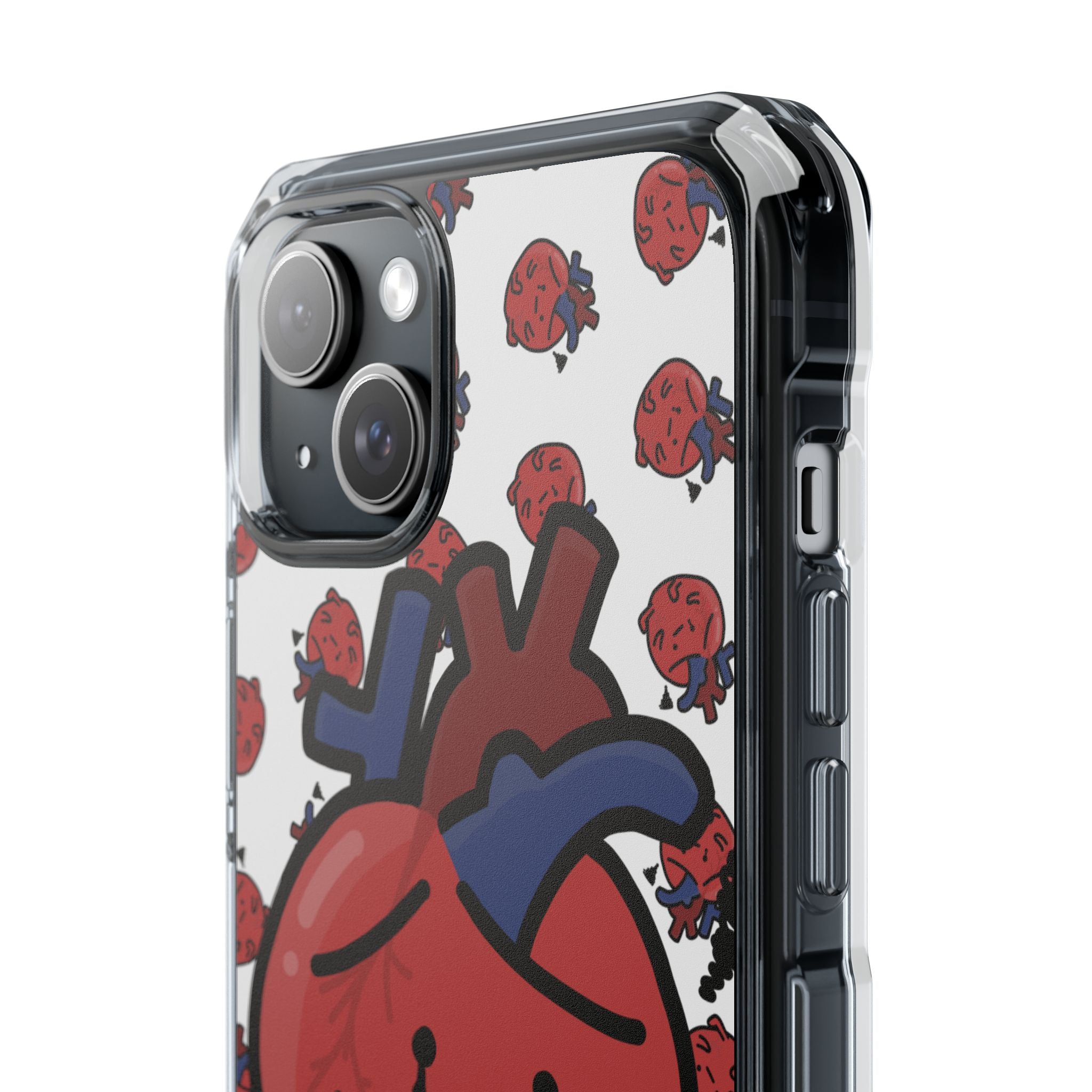 Worried Heart#3 | Magnetic Clear Impact iPhone Case