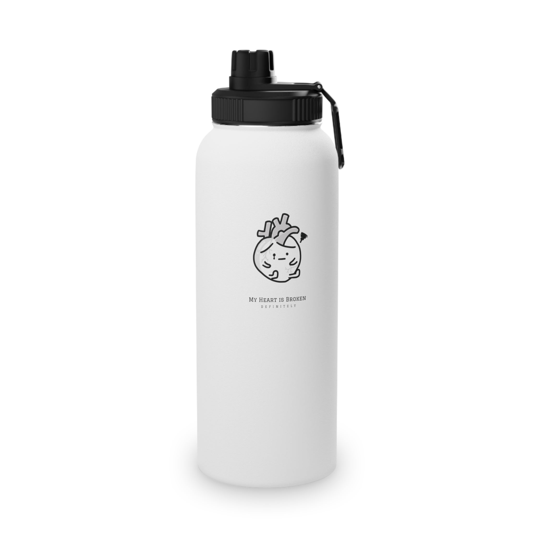 Broken Heart | Stainless Steel Sports Lid Water Bottle