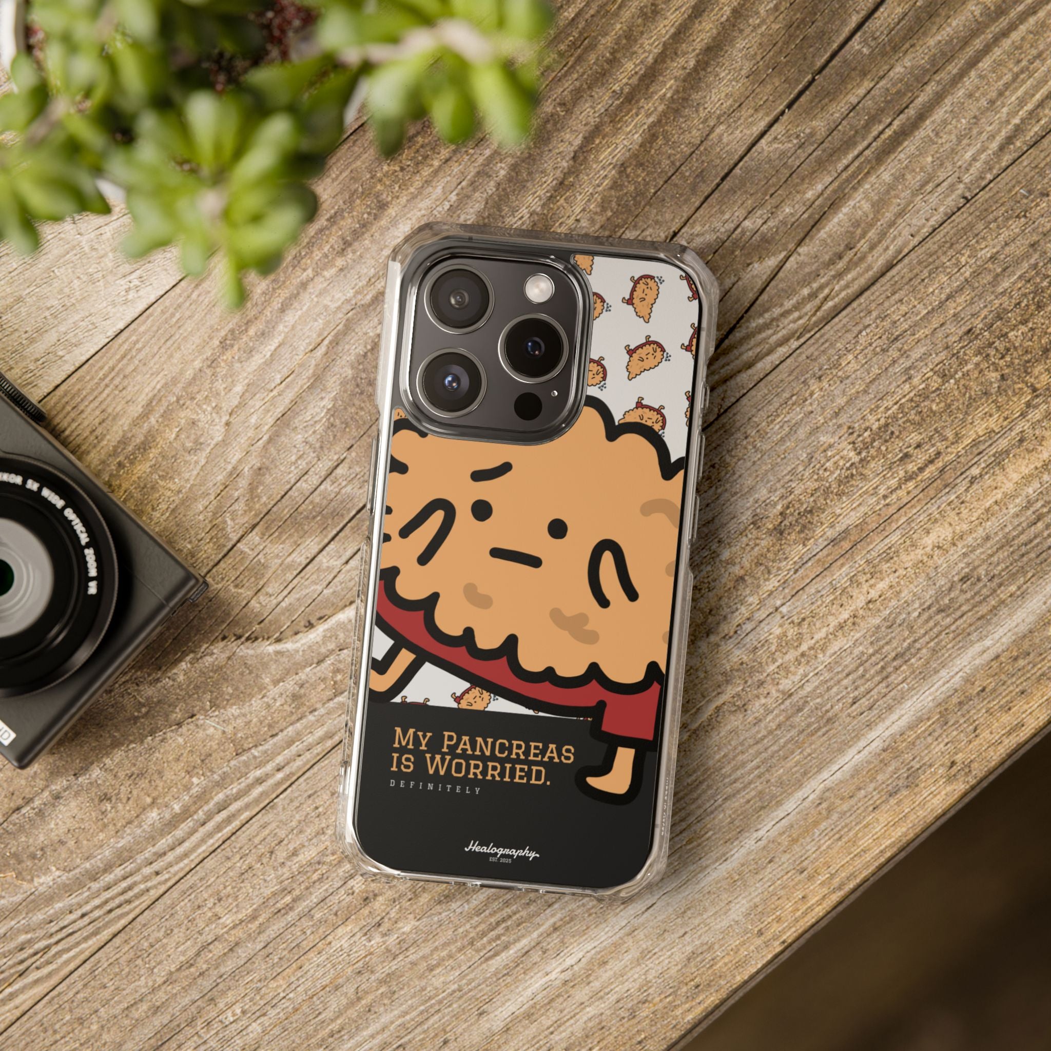 Worried Pancreas#3 | Magnetic Clear Impact iPhone Case