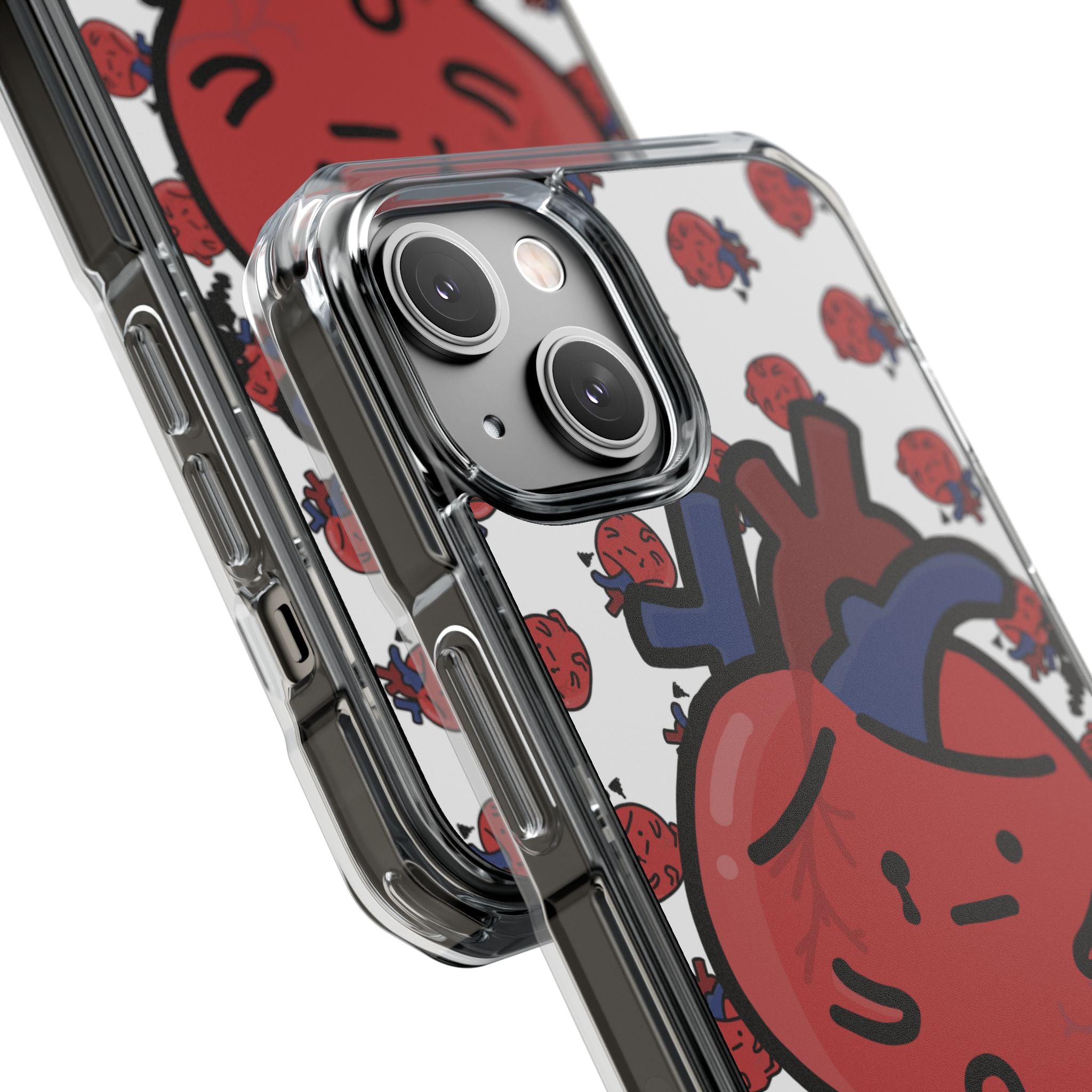 Worried Heart#3 | Magnetic Clear Impact iPhone Case