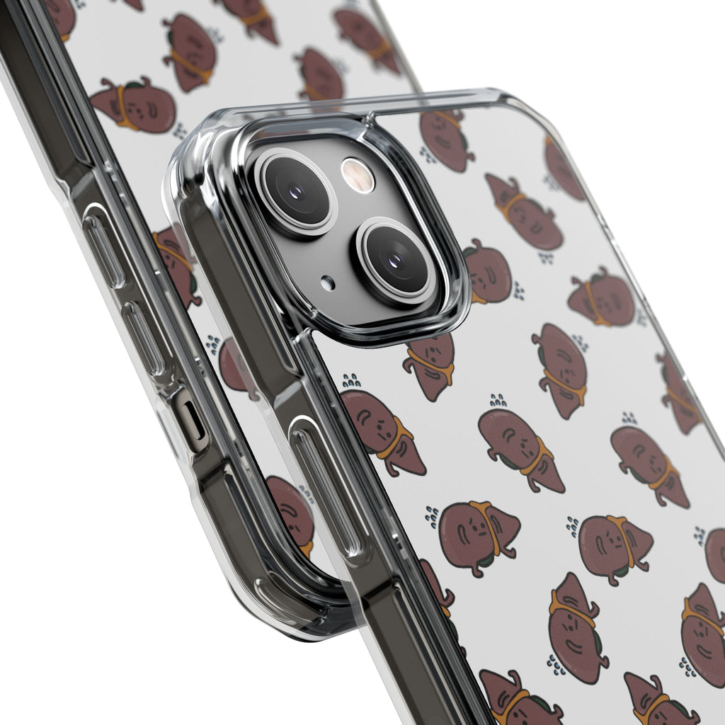 Worried Liver#4 | Magnetic Clear Impact iPhone Case