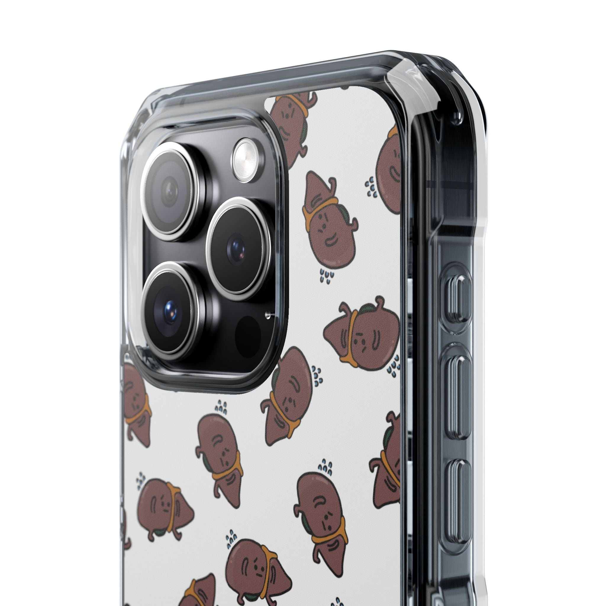 Worried Liver#4 | Magnetic Clear Impact iPhone Case