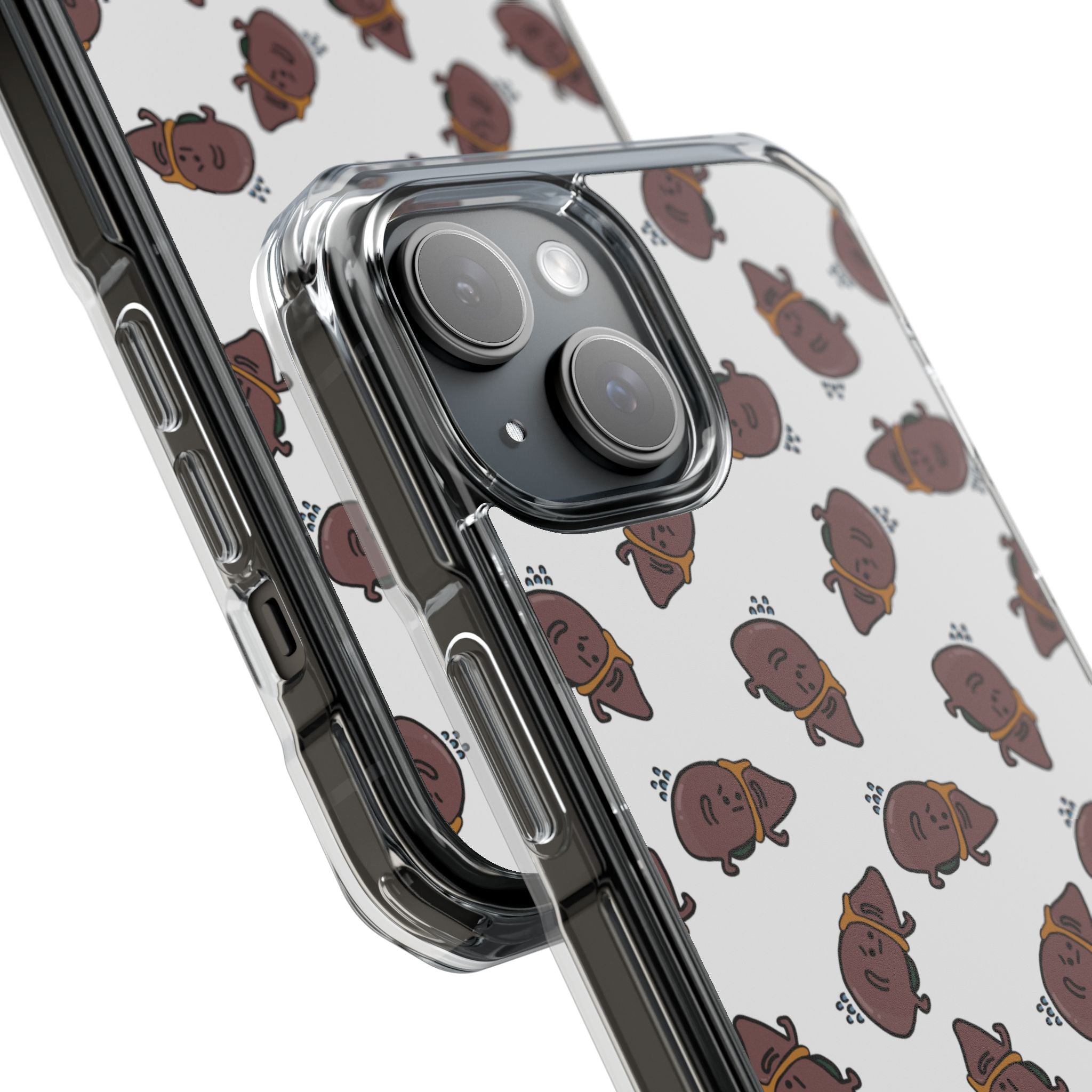 Worried Liver#4 | Magnetic Clear Impact iPhone Case