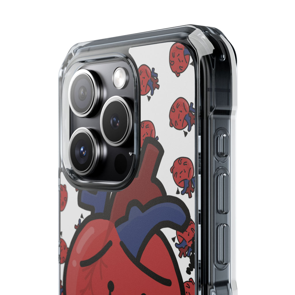 Worried Heart#3 | Magnetic Clear Impact iPhone Case