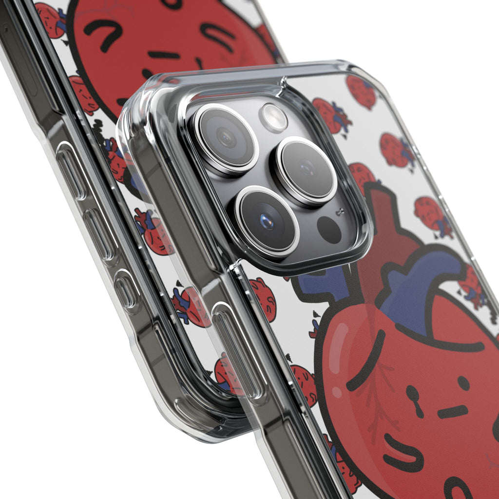 Worried Heart#3 | Magnetic Clear Impact iPhone Case
