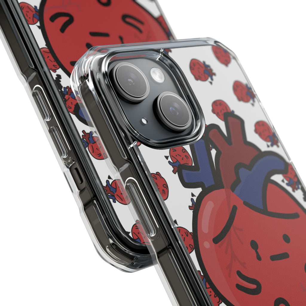 Worried Heart#3 | Magnetic Clear Impact iPhone Case