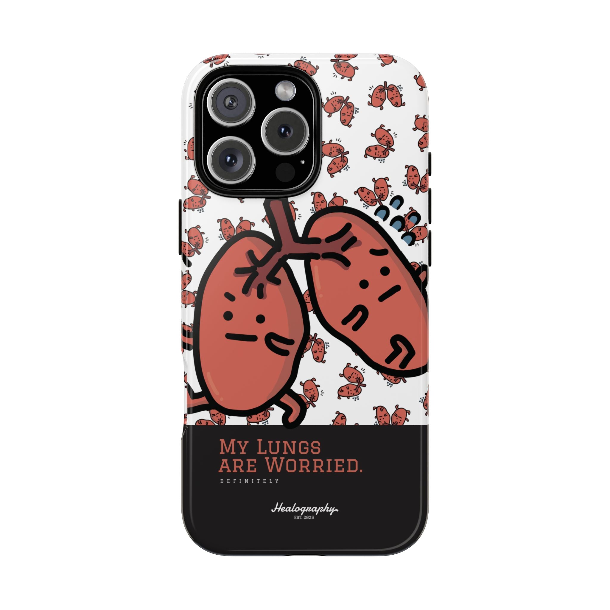 Worried Lungs | Tough iPhone Cases