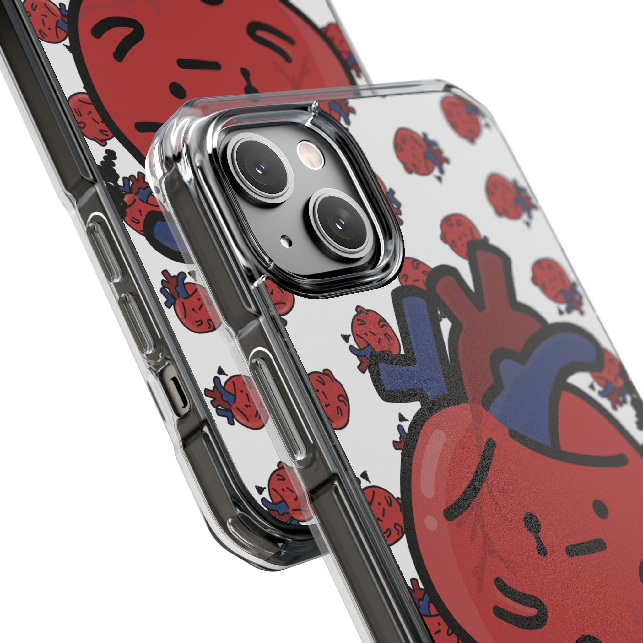 Worried Heart#3 | Magnetic Clear Impact iPhone Case