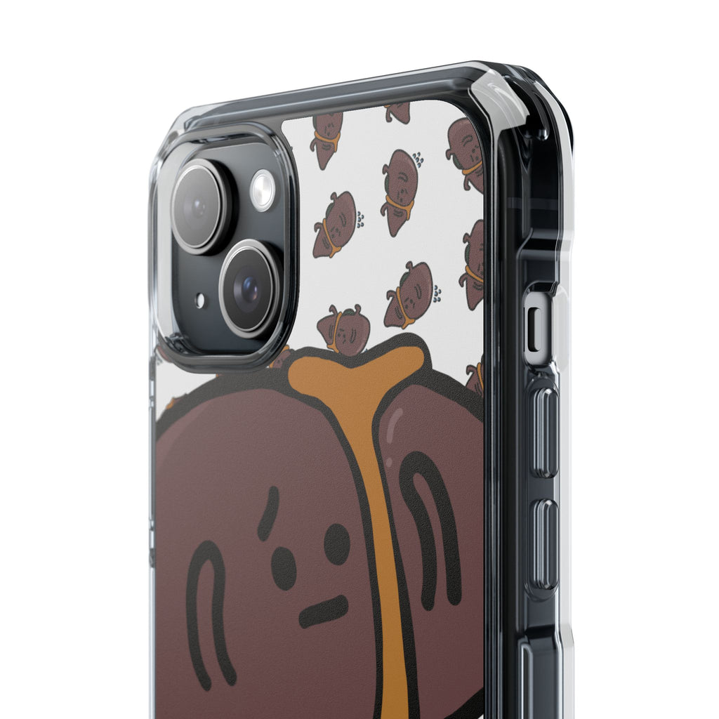 Worried Liver#3 | Magnetic Clear Impact iPhone Case