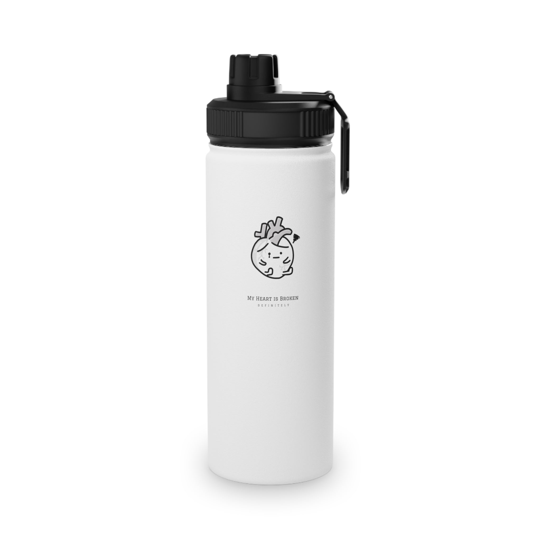 Broken Heart | Stainless Steel Sports Lid Water Bottle