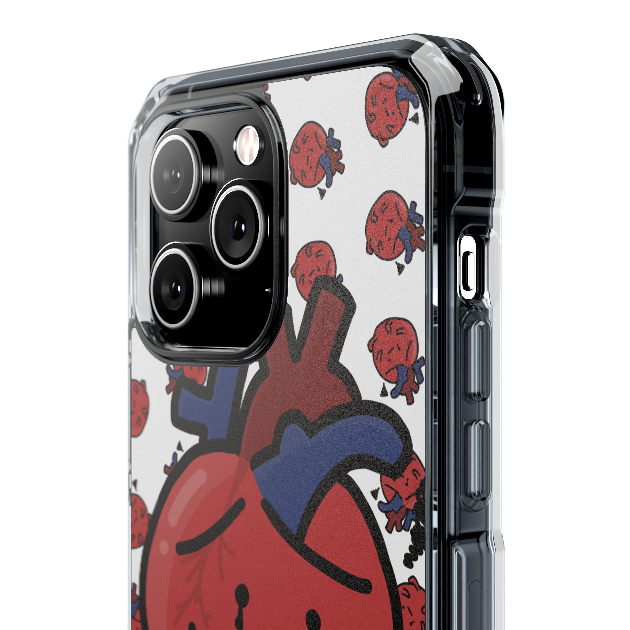 Worried Heart#3 | Magnetic Clear Impact iPhone Case
