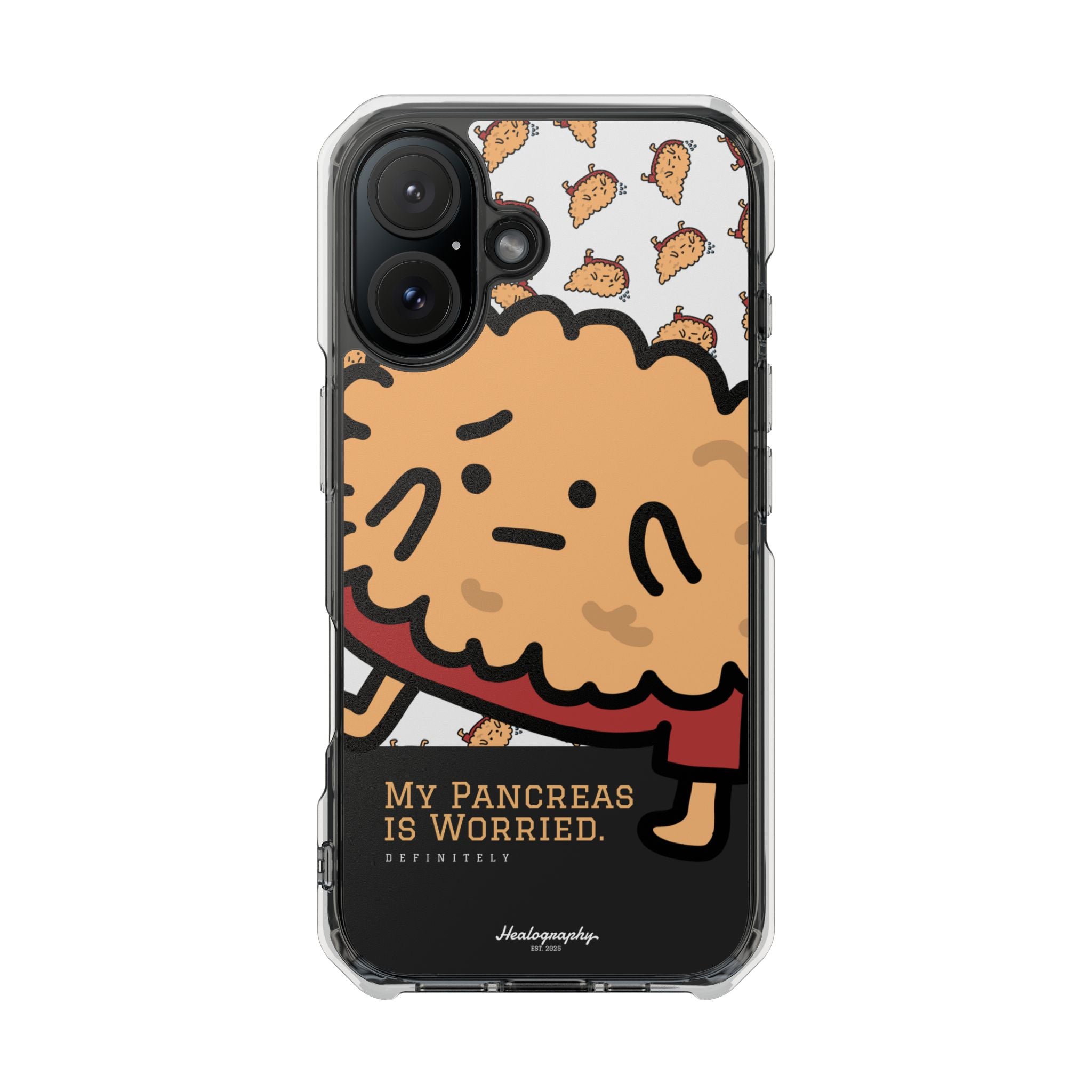 Worried Pancreas#3 | Magnetic Clear Impact iPhone Case