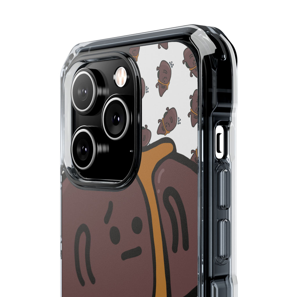 Worried Liver#3 | Magnetic Clear Impact iPhone Case