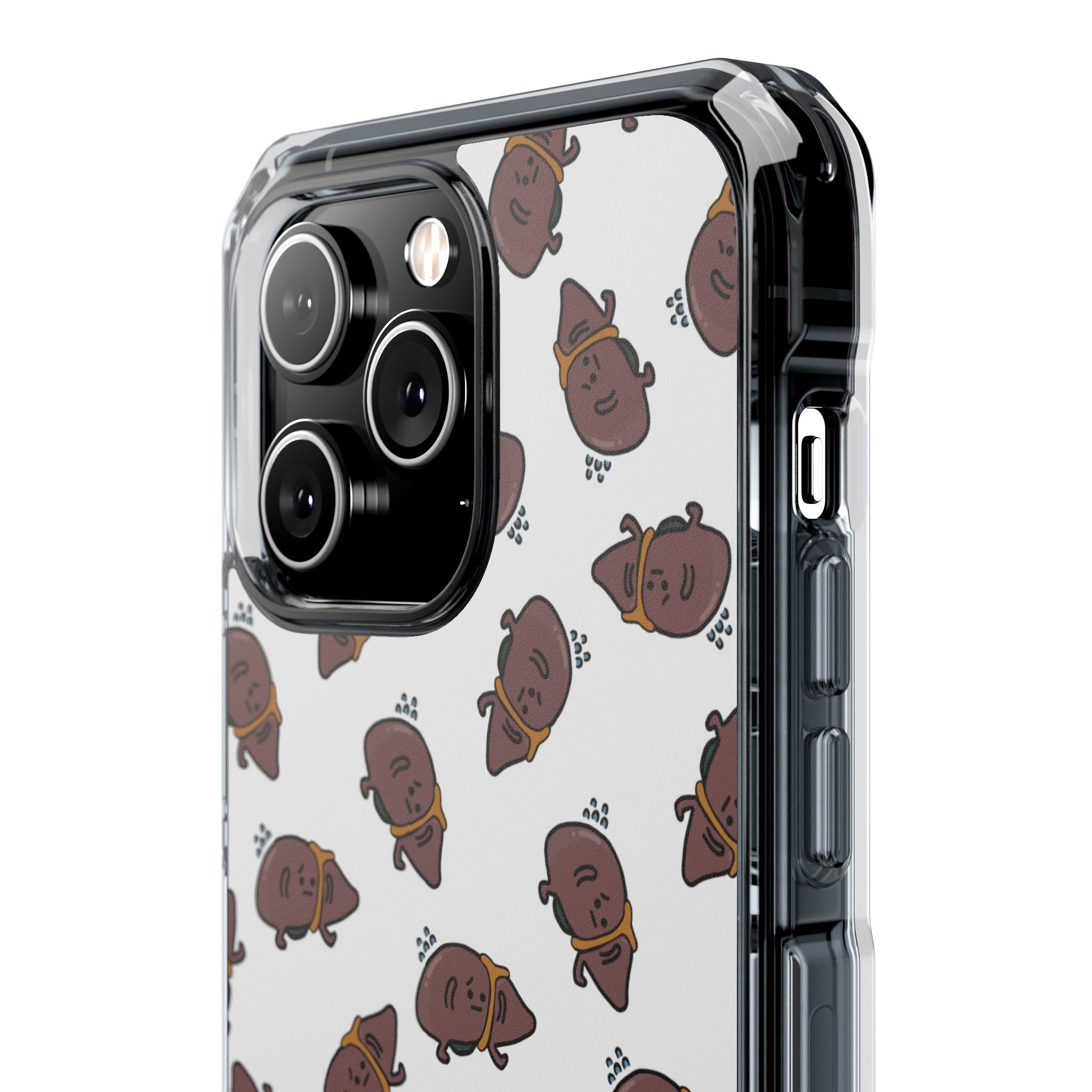 Worried Liver#4 | Magnetic Clear Impact iPhone Case