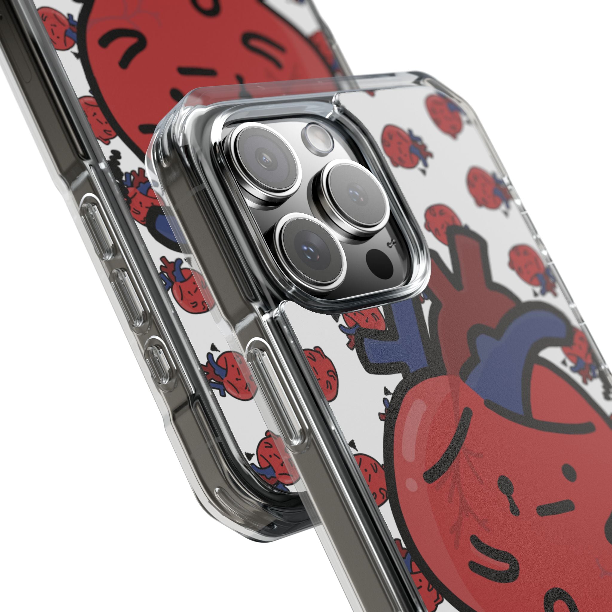 Worried Heart#3 | Magnetic Clear Impact iPhone Case