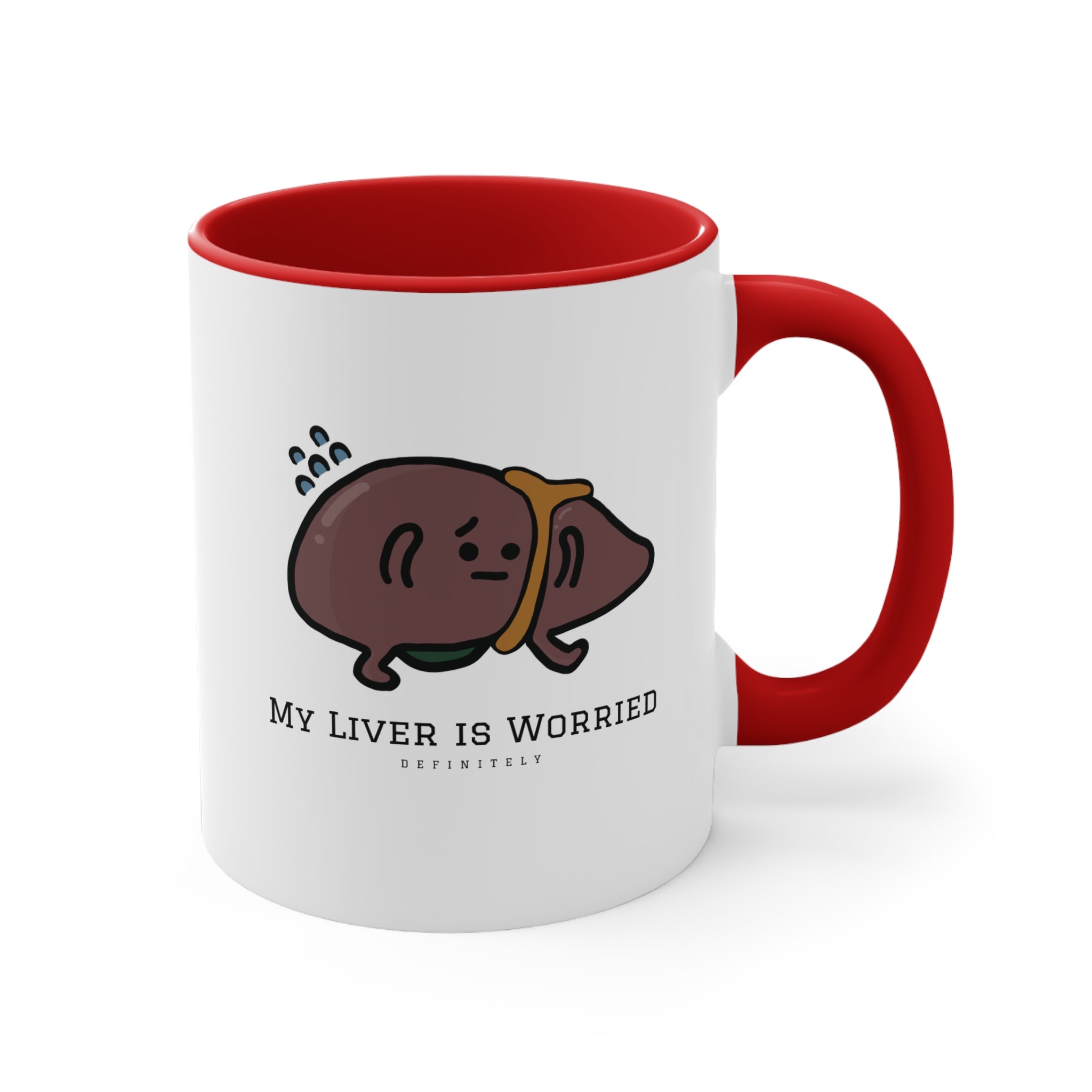 My Liver Is Worried | 11oz Accent Mug
