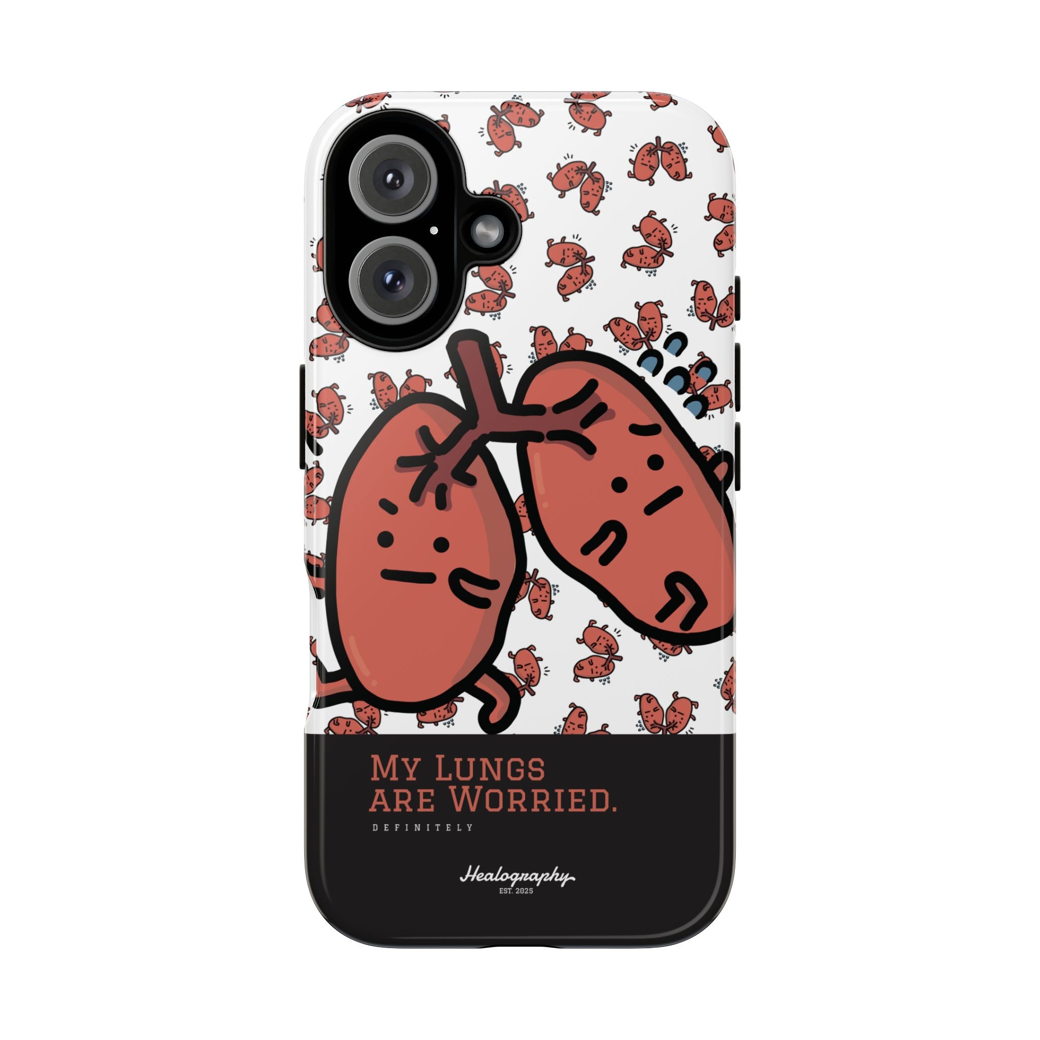 Worried Lungs | Tough iPhone Cases