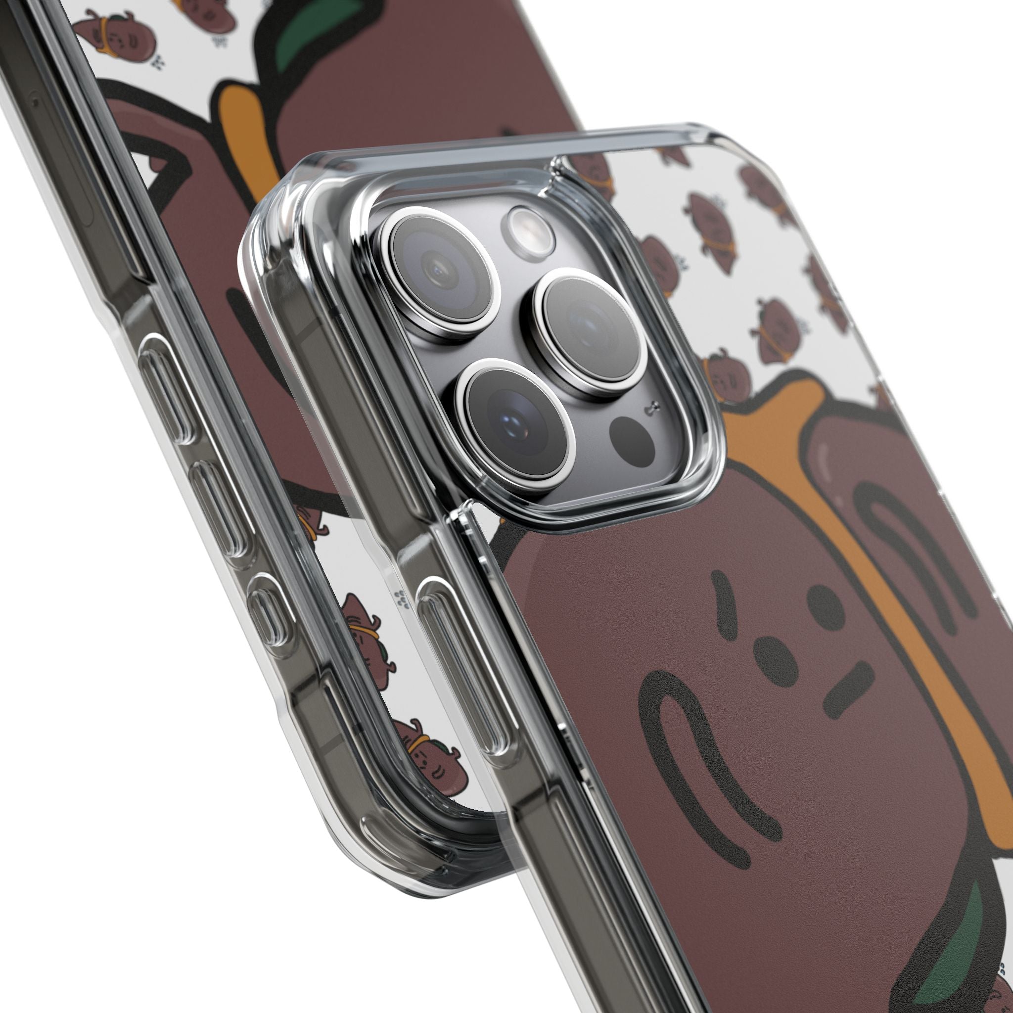 Worried Liver#3 | Magnetic Clear Impact iPhone Case