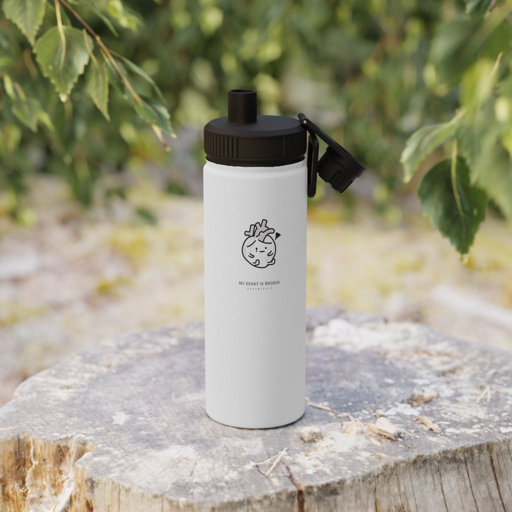 Broken Heart | Stainless Steel Sports Lid Water Bottle