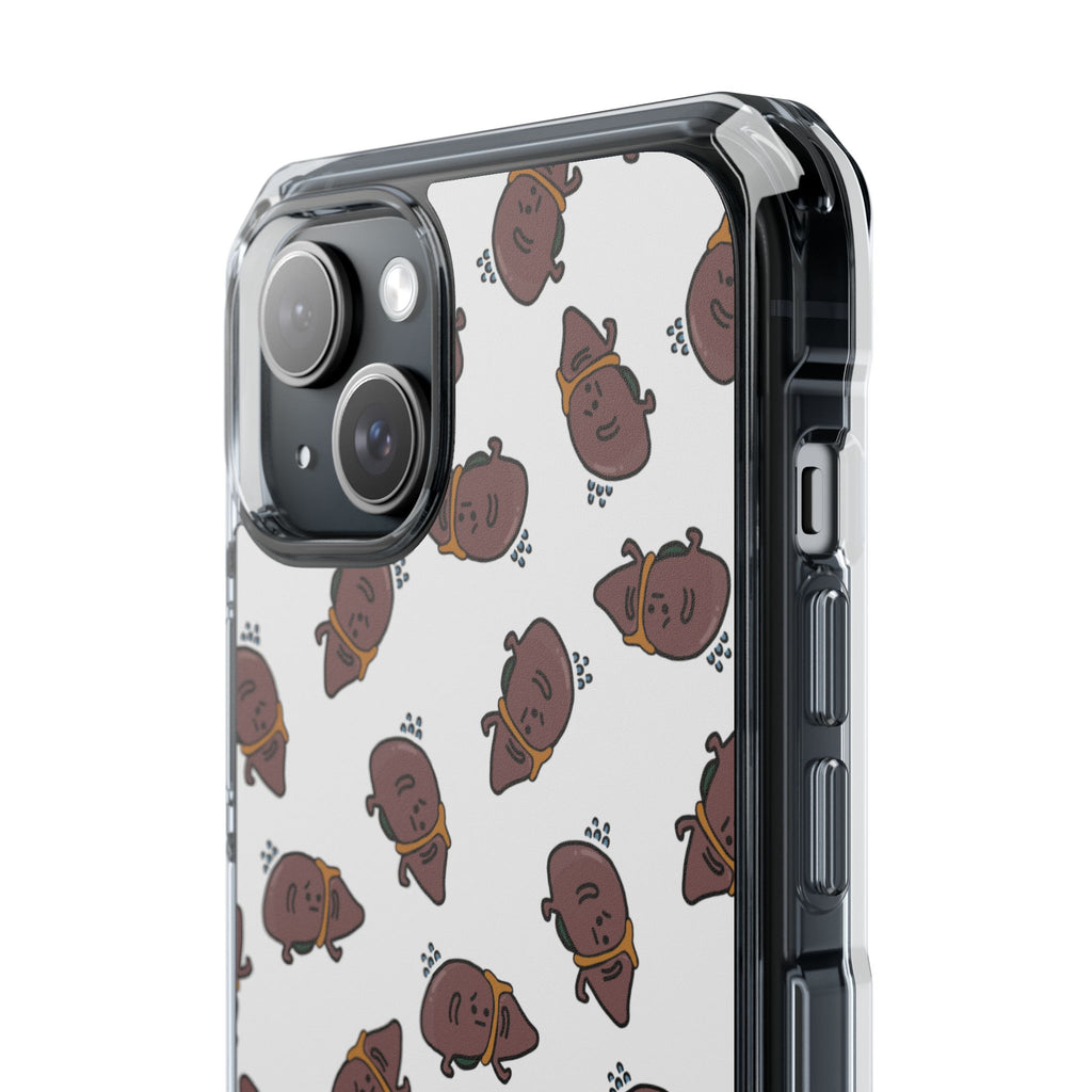 Worried Liver#4 | Magnetic Clear Impact iPhone Case