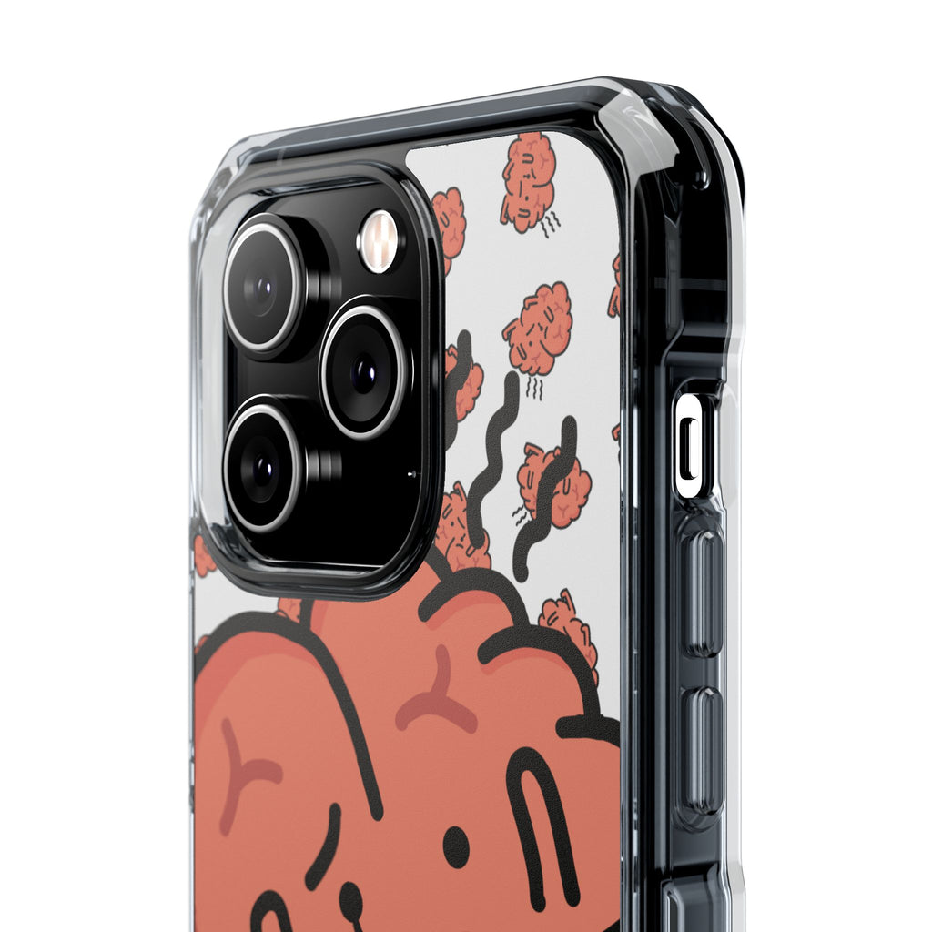 Worried Brain#3 | Magnetic Clear Impact iPhone Case