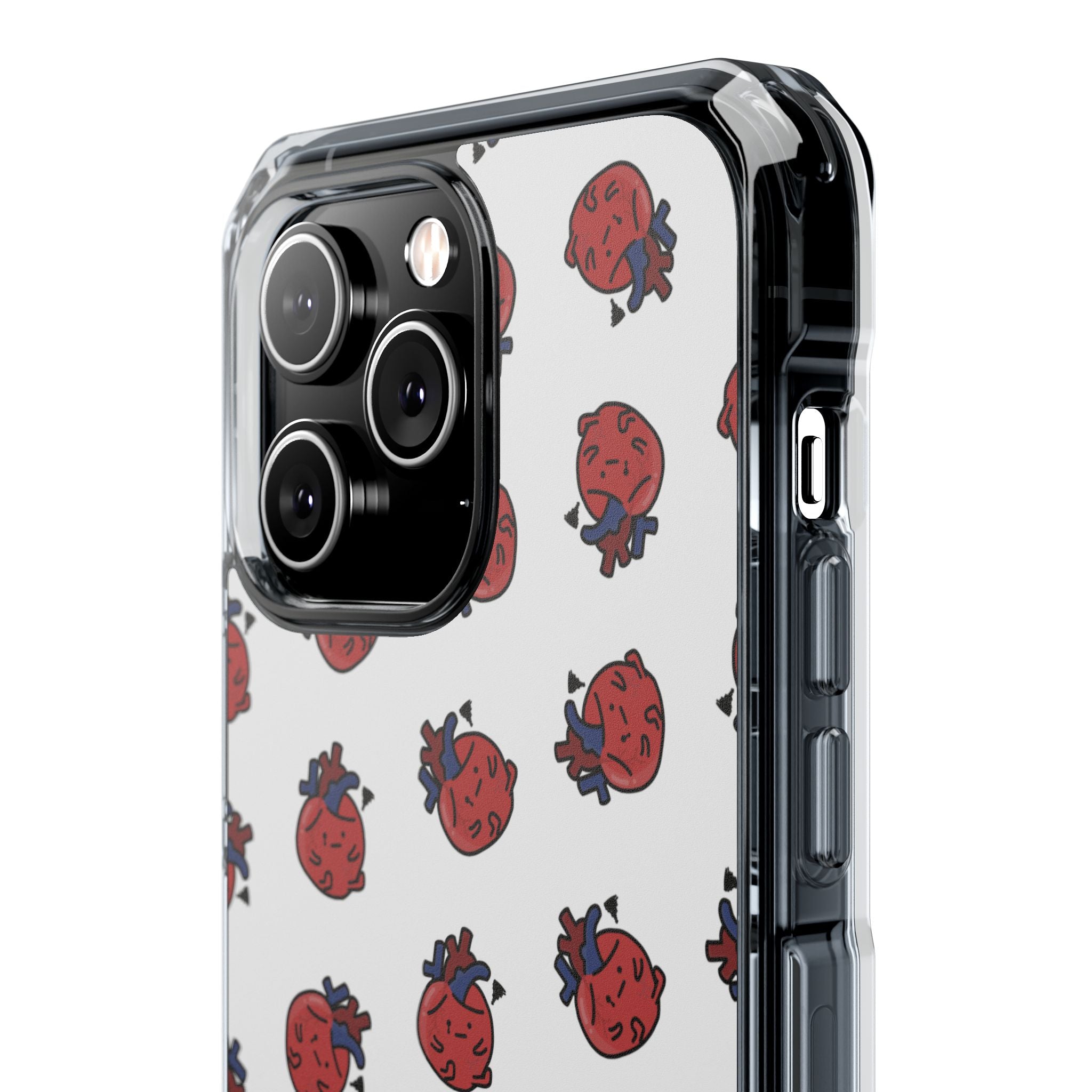 Worried Heart#4 | Magnetic Clear Impact iPhone Case
