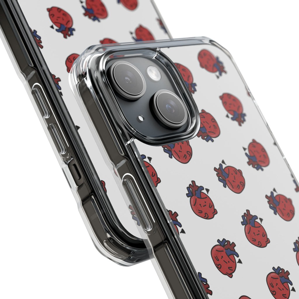 Worried Heart#4 | Magnetic Clear Impact iPhone Case