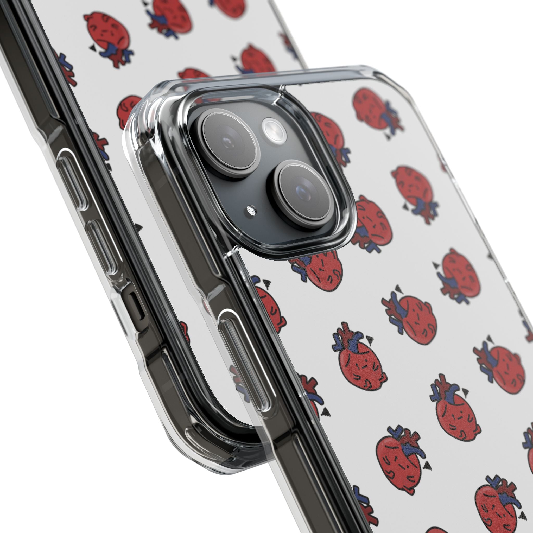 Worried Heart#4 | Magnetic Clear Impact iPhone Case