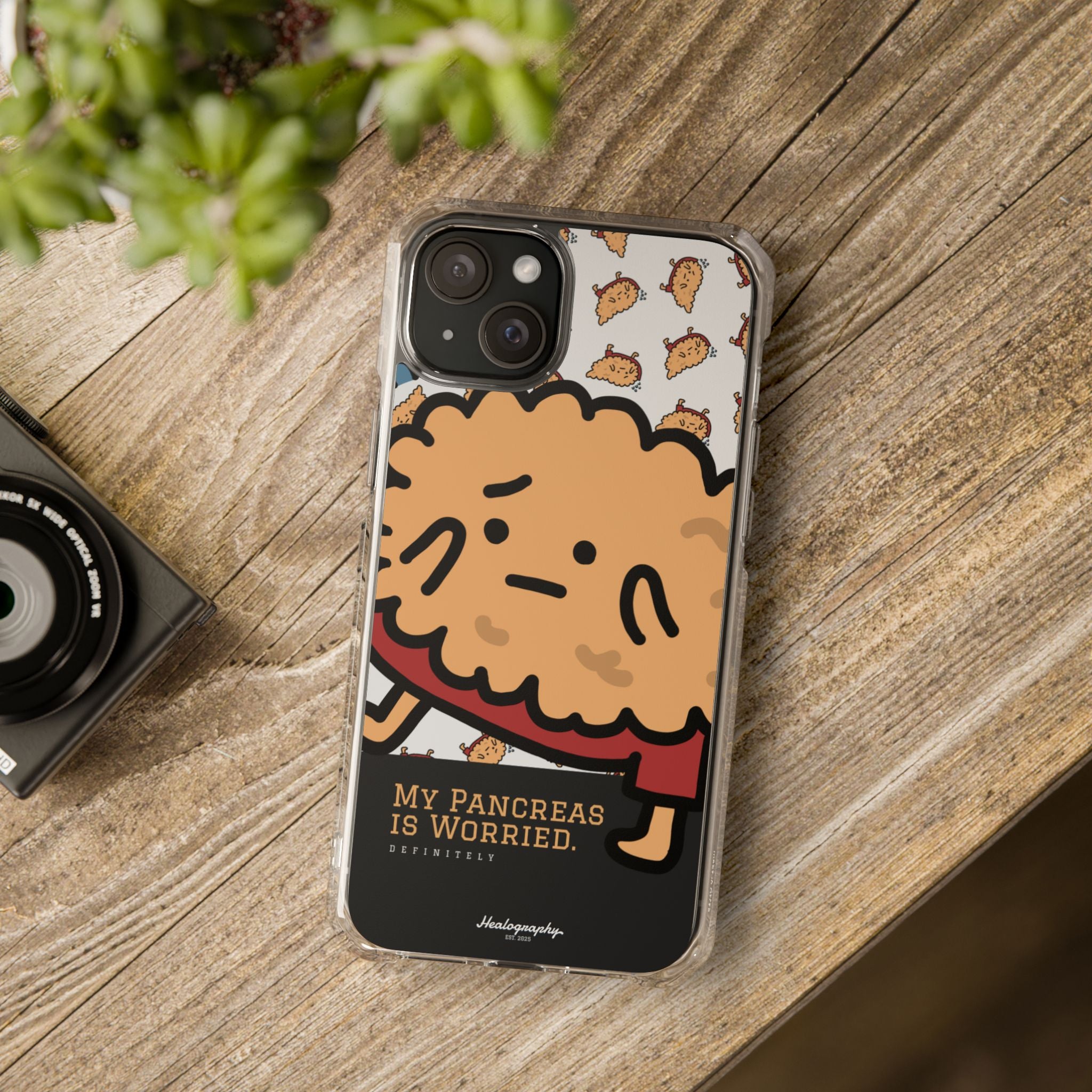Worried Pancreas#3 | Magnetic Clear Impact iPhone Case