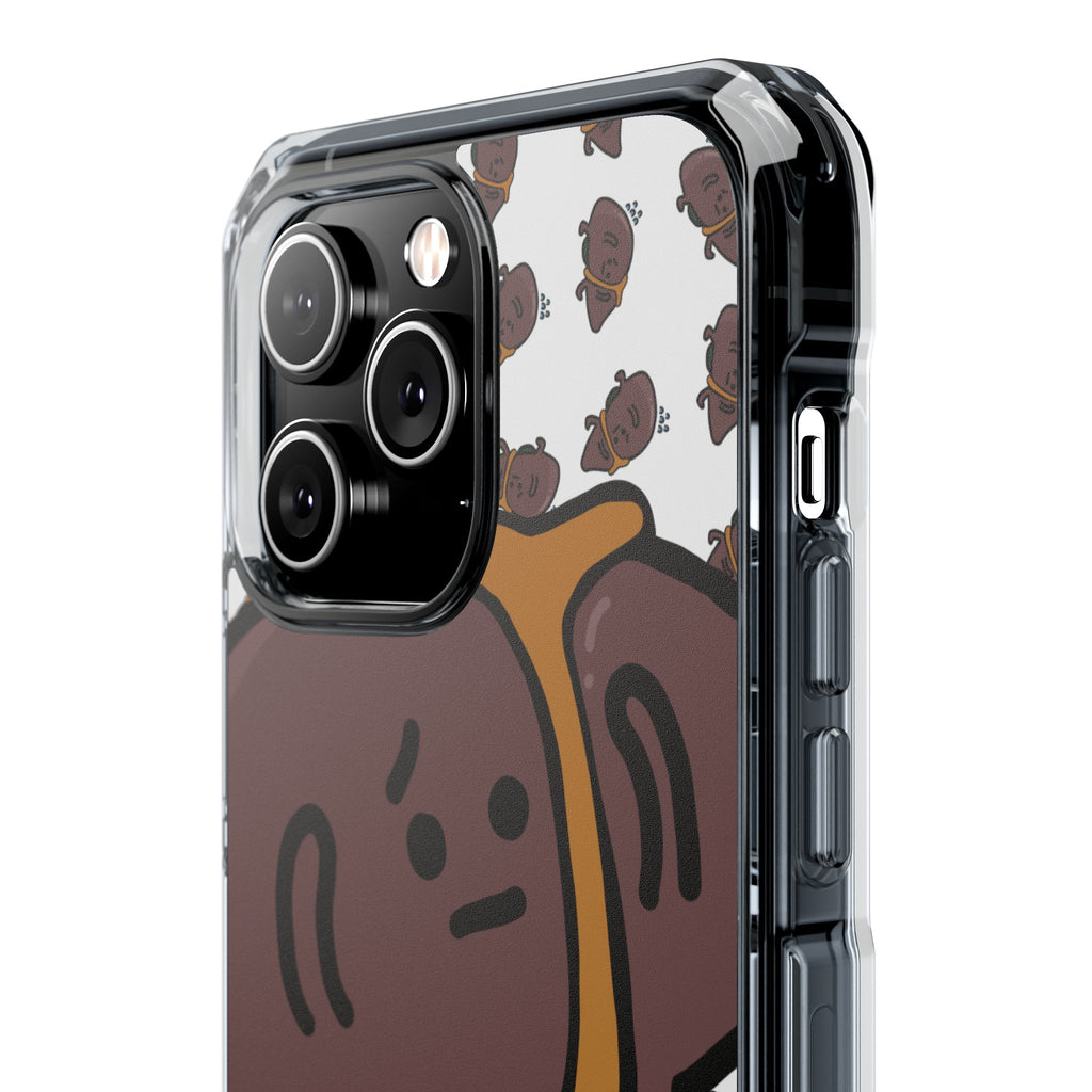 Worried Liver#3 | Magnetic Clear Impact iPhone Case