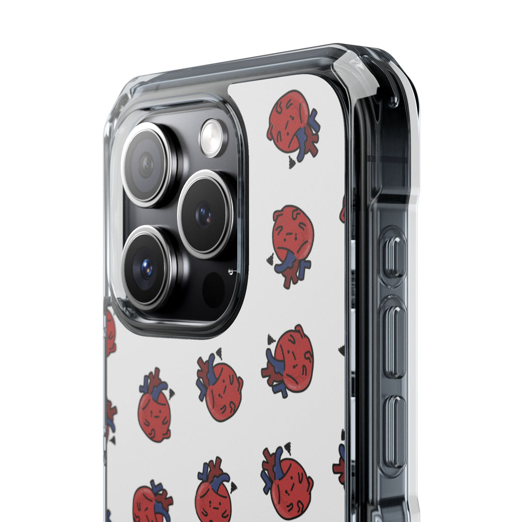 Worried Heart#4 | Magnetic Clear Impact iPhone Case
