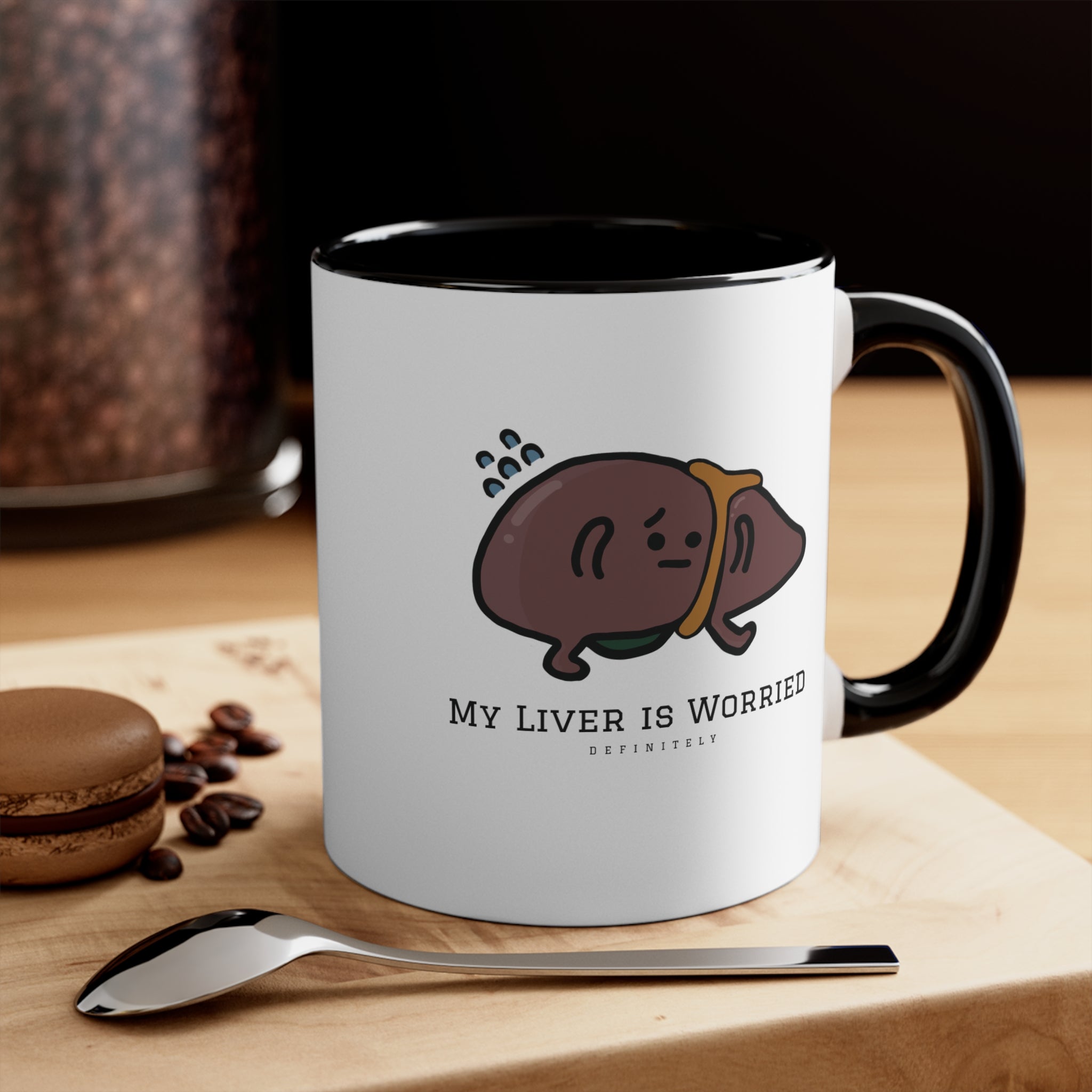 My Liver Is Worried | 11oz Accent Mug