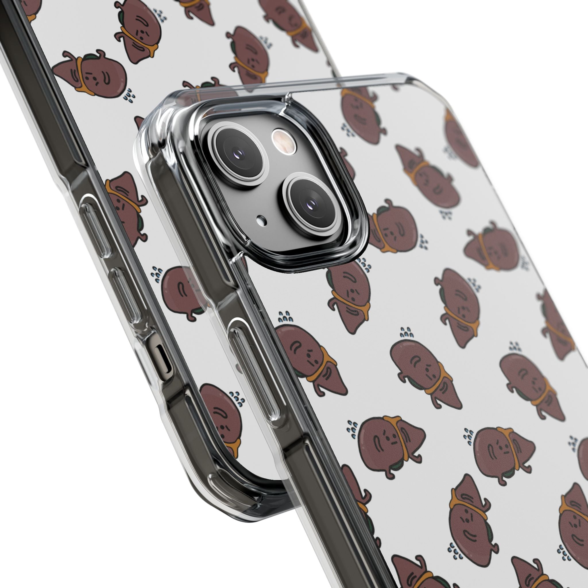 Worried Liver#4 | Magnetic Clear Impact iPhone Case