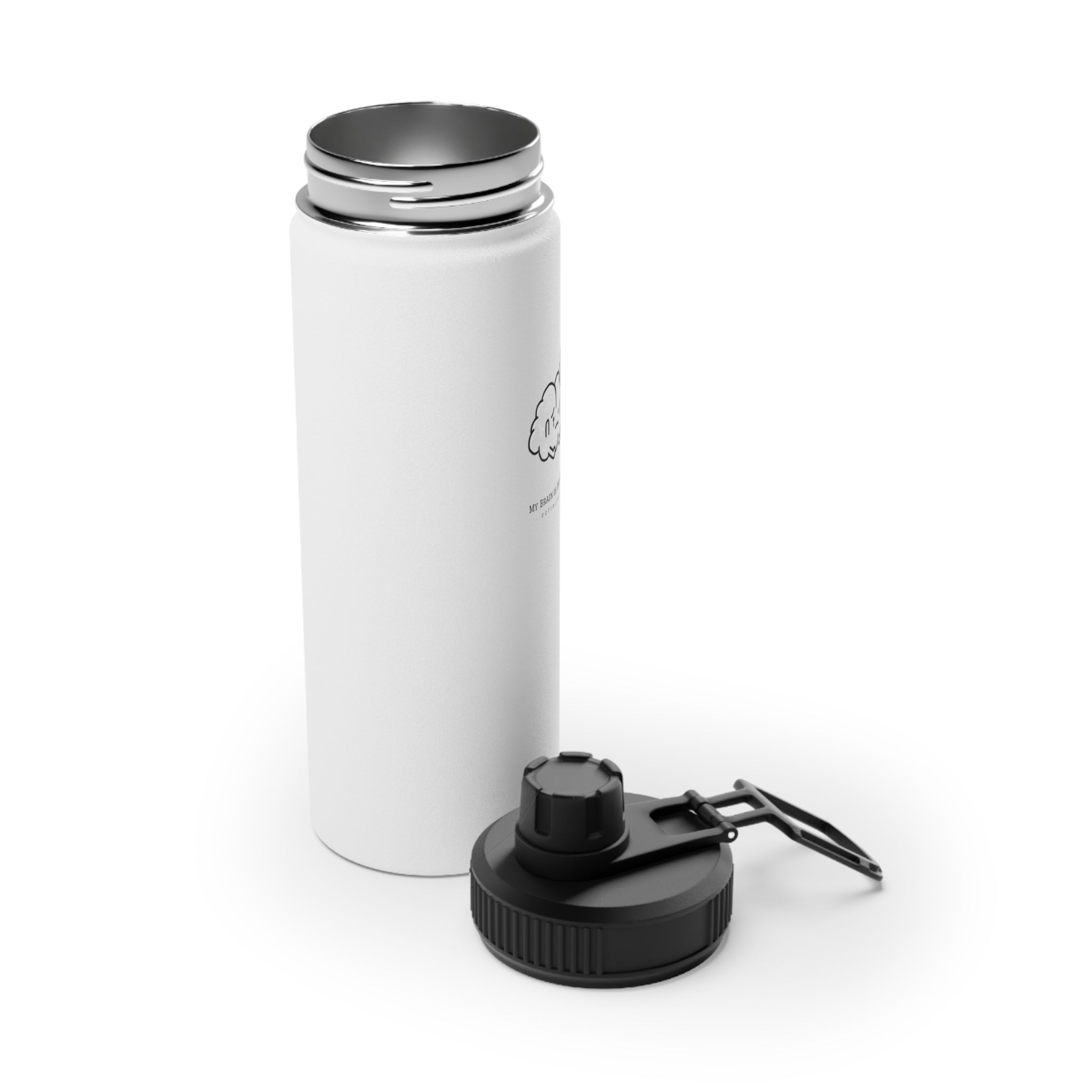 Painful Brain | Stainless Steel Sports Lid Water Bottle