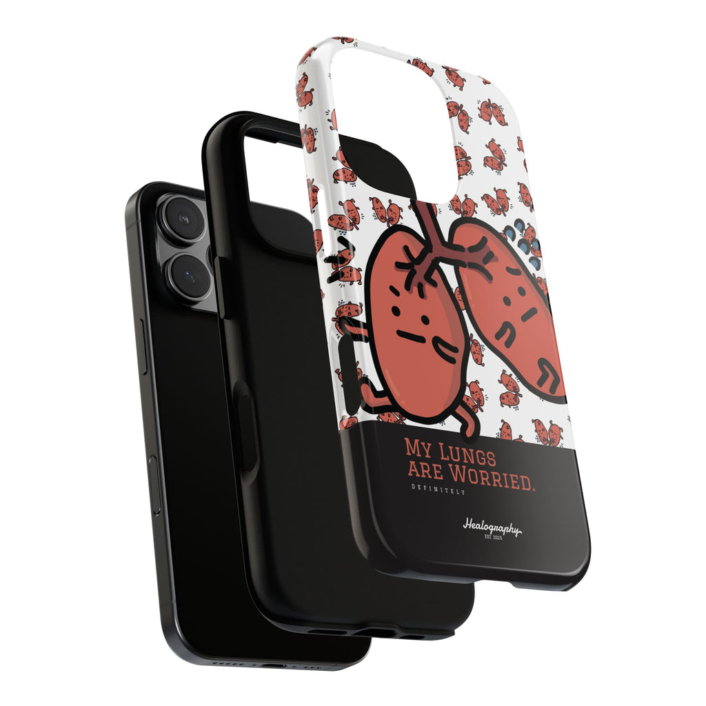 Worried Lungs | Tough iPhone Cases