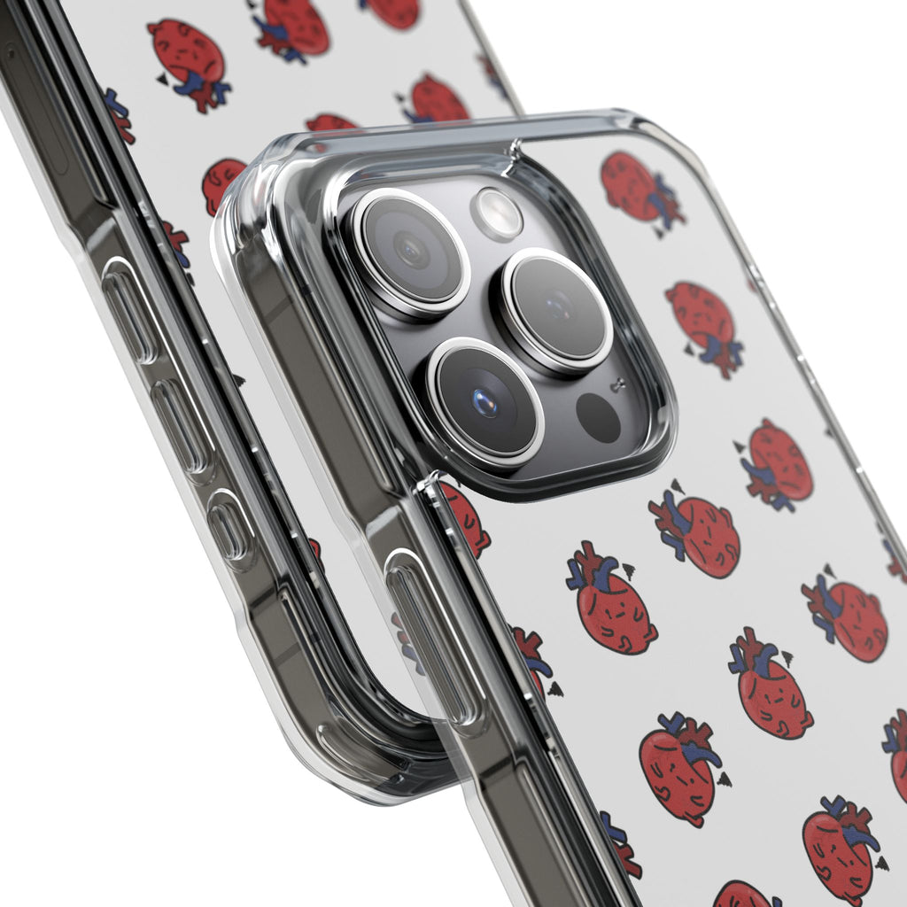 Worried Heart#4 | Magnetic Clear Impact iPhone Case