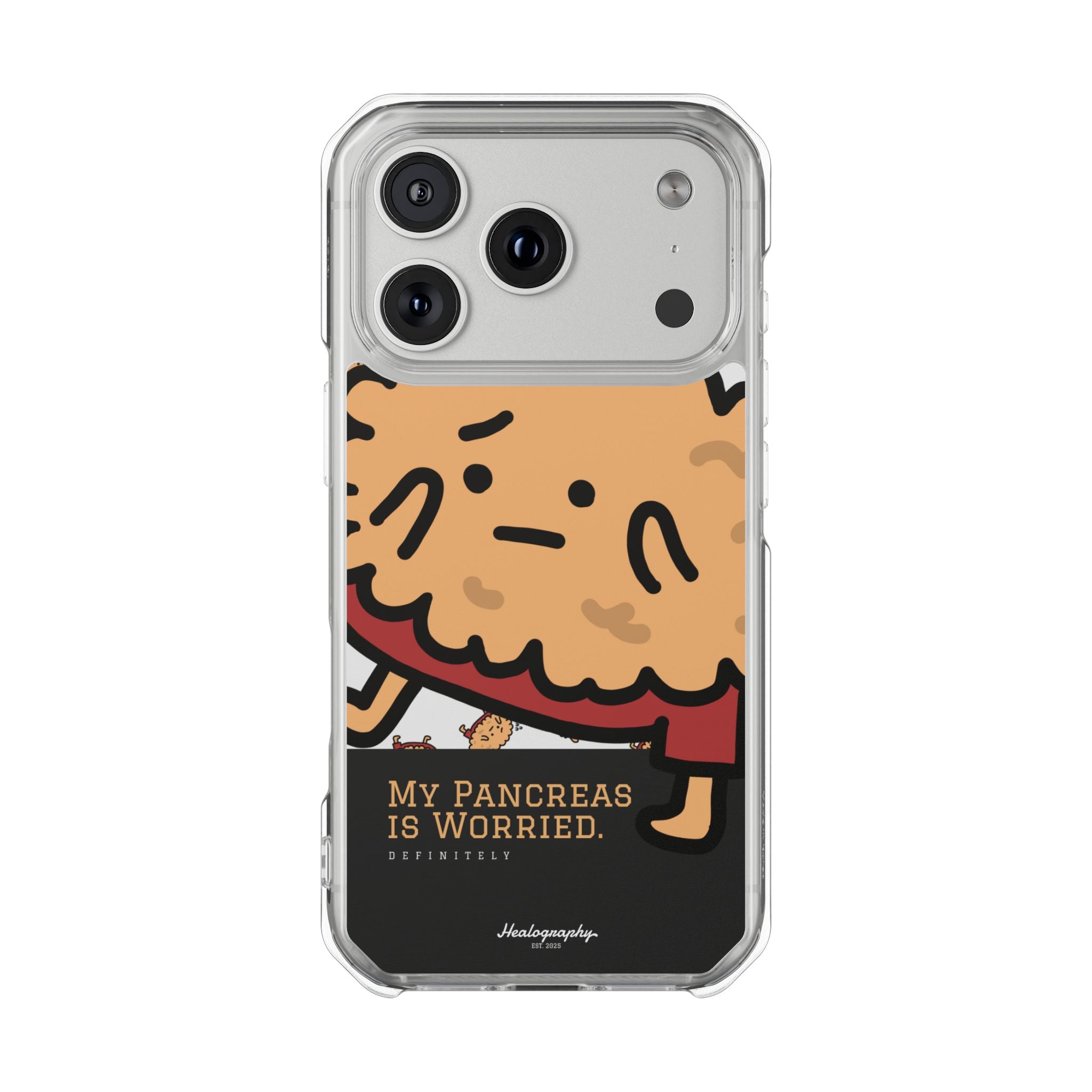 Worried Pancreas#3 | Magnetic Clear Impact iPhone Case