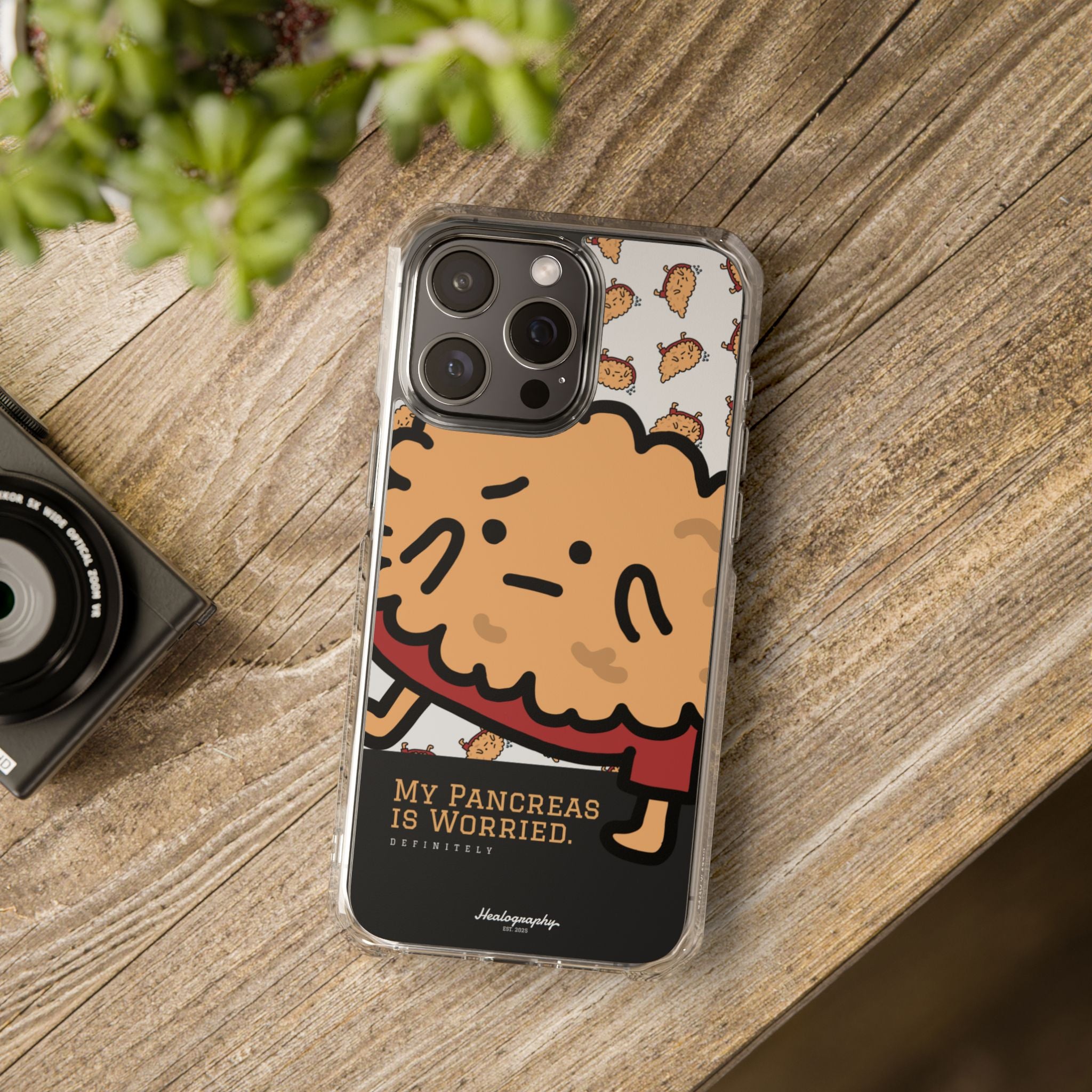 Worried Pancreas#3 | Magnetic Clear Impact iPhone Case