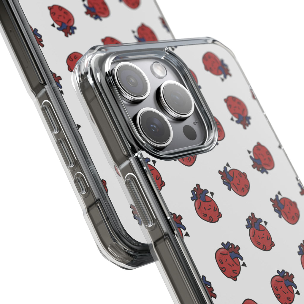 Worried Heart#4 | Magnetic Clear Impact iPhone Case