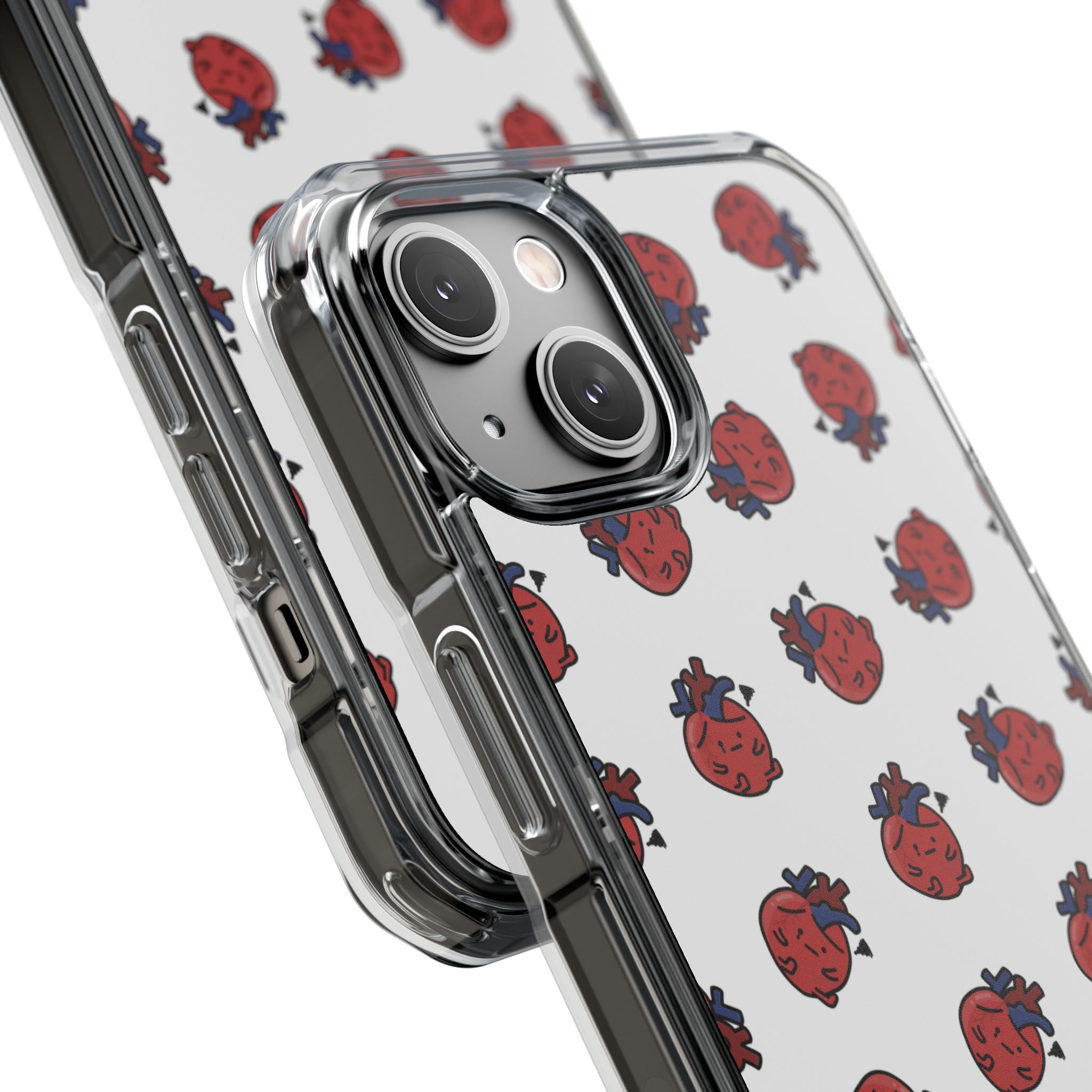 Worried Heart#4 | Magnetic Clear Impact iPhone Case