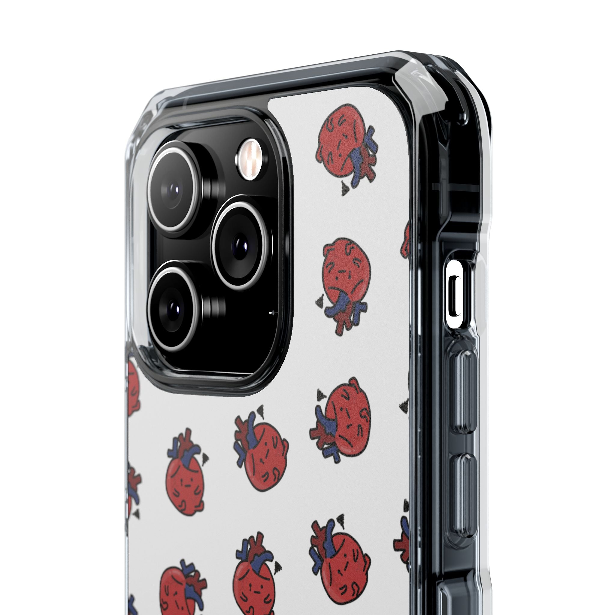 Worried Heart#4 | Magnetic Clear Impact iPhone Case