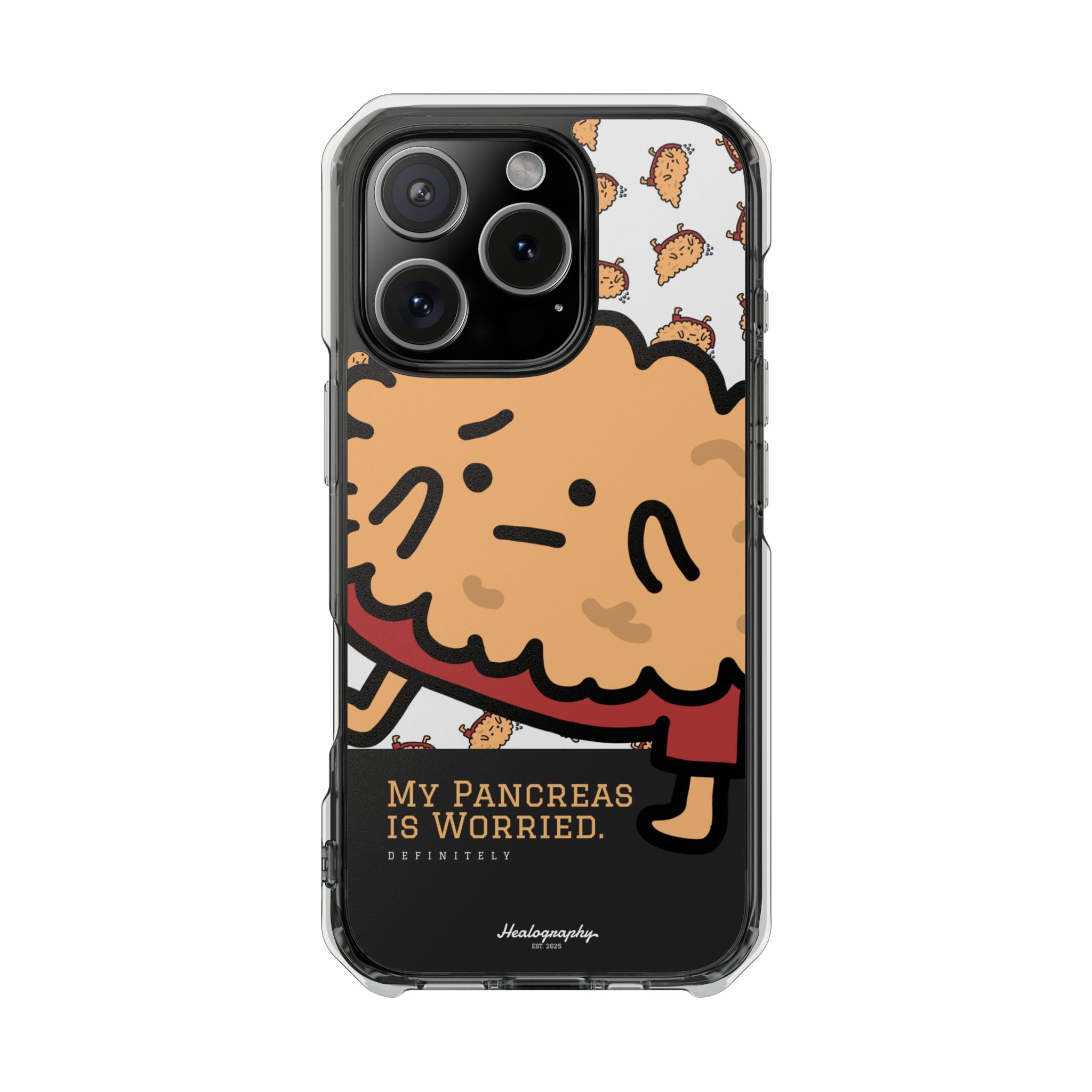 Worried Pancreas#3 | Magnetic Clear Impact iPhone Case