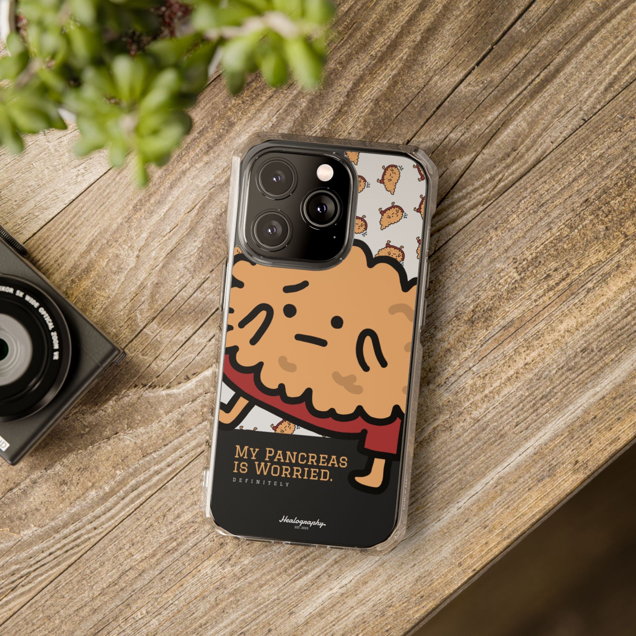 Worried Pancreas#3 | Magnetic Clear Impact iPhone Case